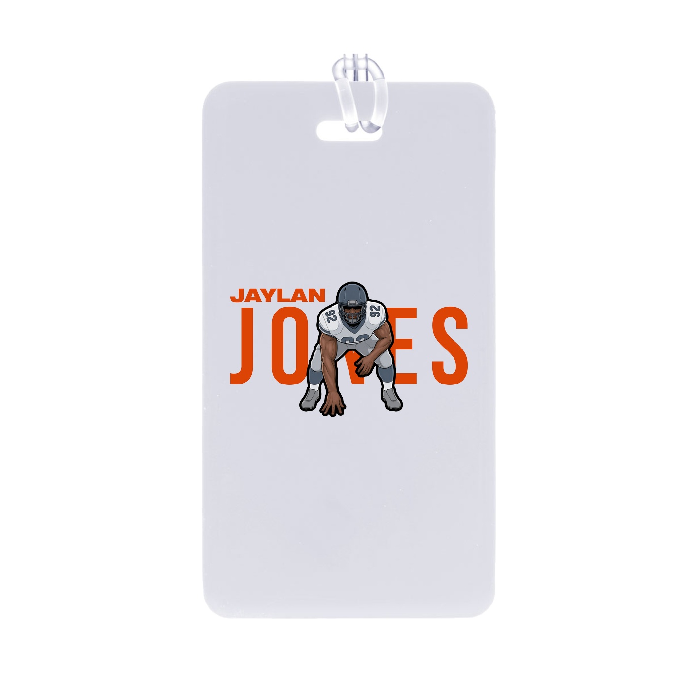 Bag Tag — Player Name in Classic
