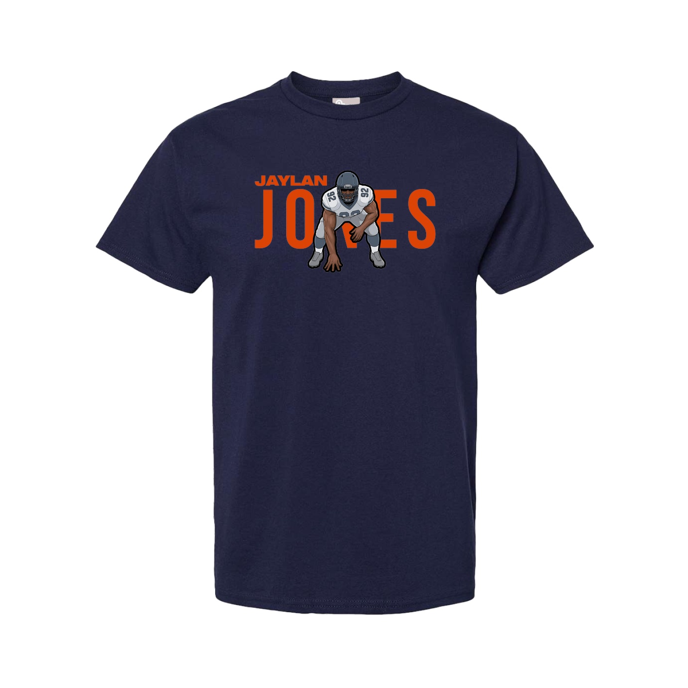 Youth Tee — Player Name in Navy