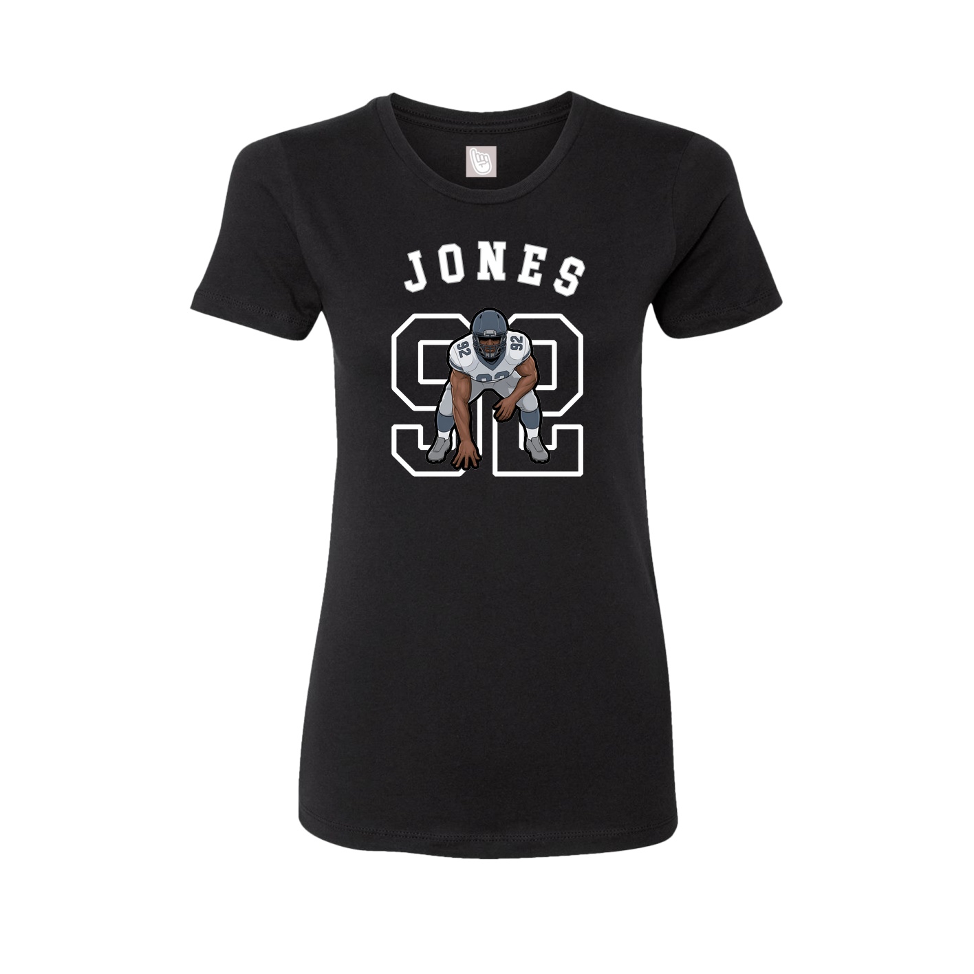 Fitted Women's Tee — Shirsey Arch in Black