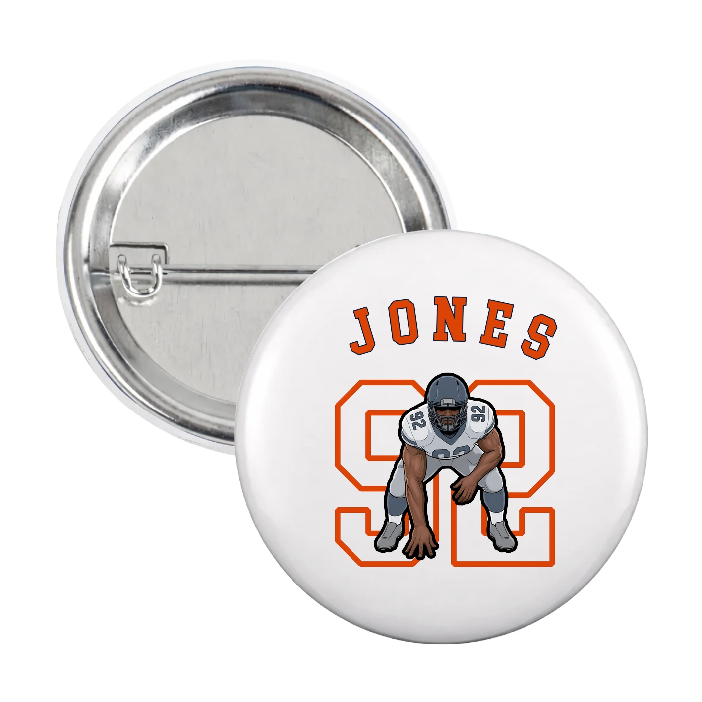 Game Day Button — Shirsey Arch in White