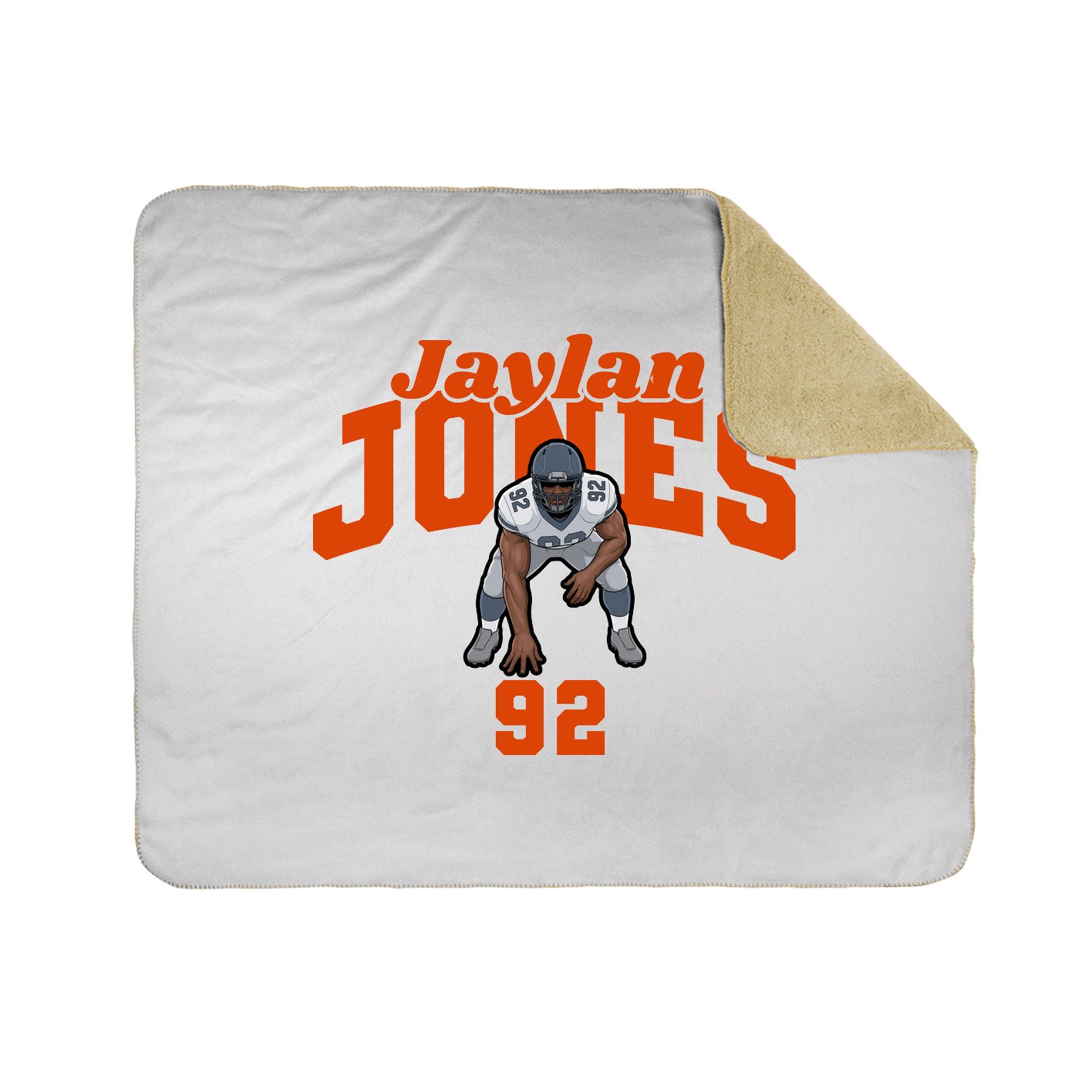 Throw Blanket — Signature Arch in White