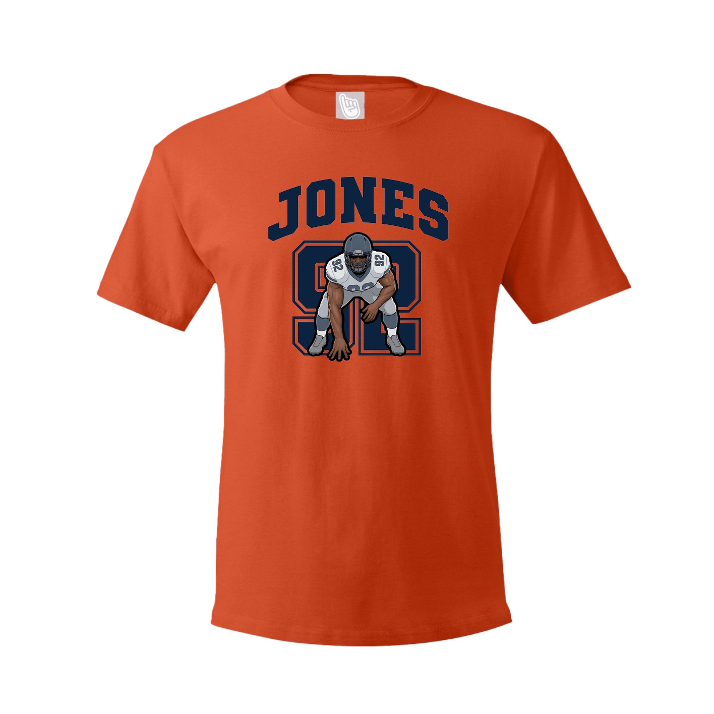 Tee — Number in Orange