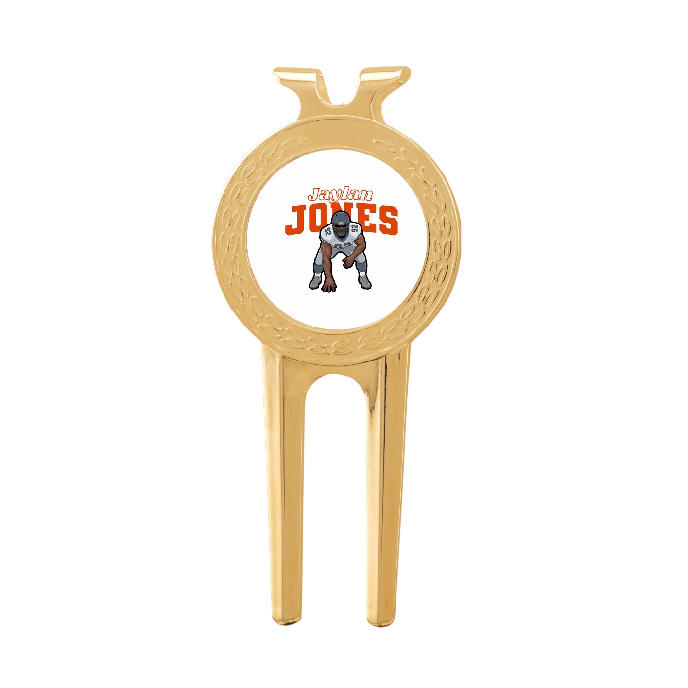 Divot Tool with Ball Marker — Name Arch in Classic
