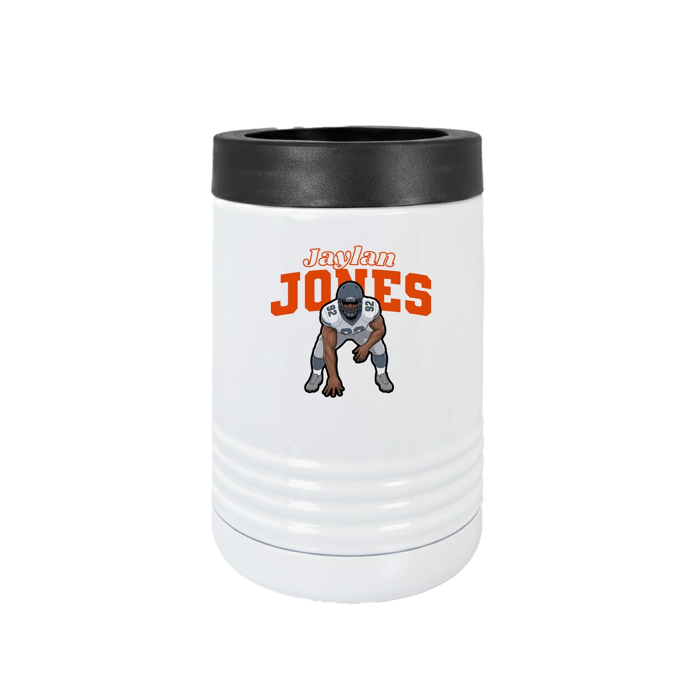 Beverage Holder — Name Arch in White