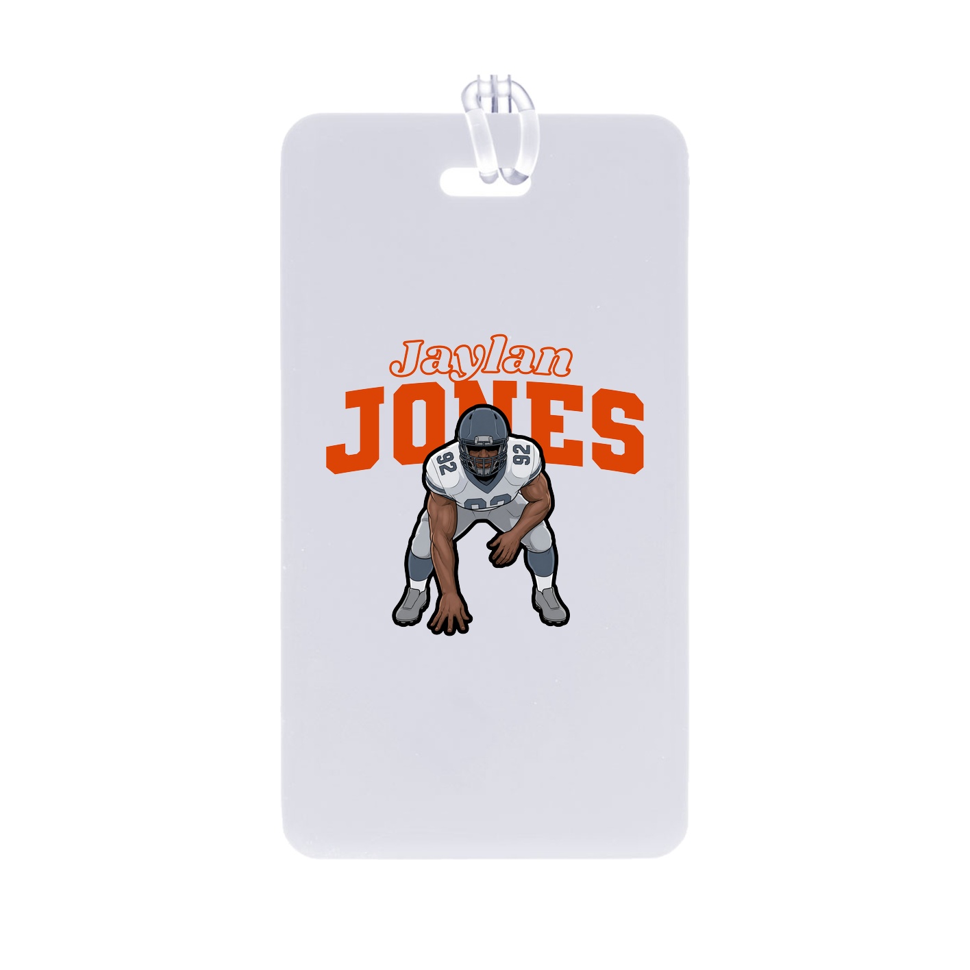 Bag Tag — Name Arch in Classic