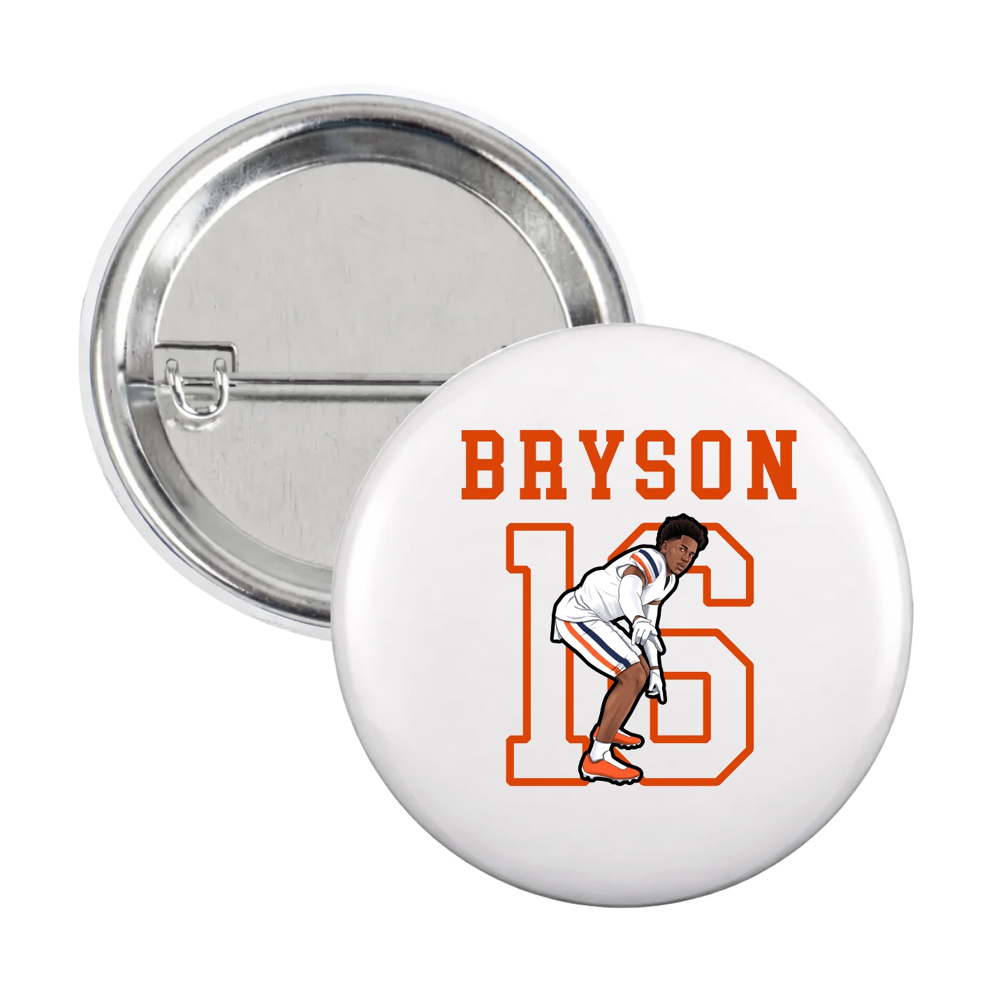 Game Day Button — Shirsey in White