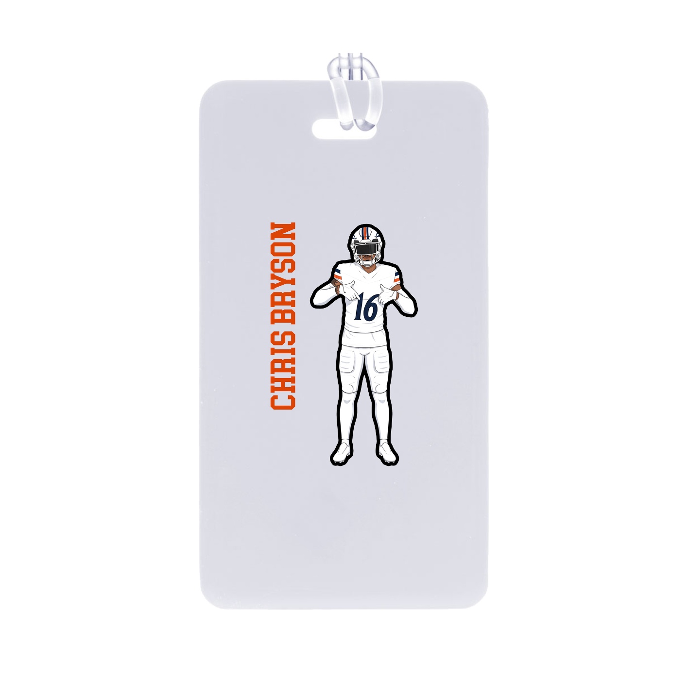 Bag Tag — Name Vertical in Classic