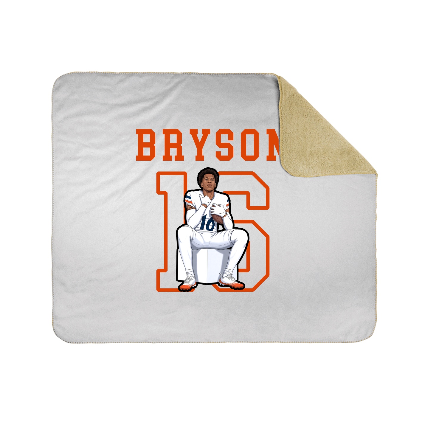 Throw Blanket — Shirsey in White
