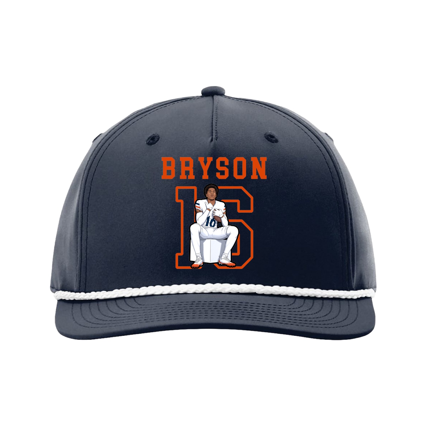 Five-Panel Classic Rope Cap — Shirsey in Navy