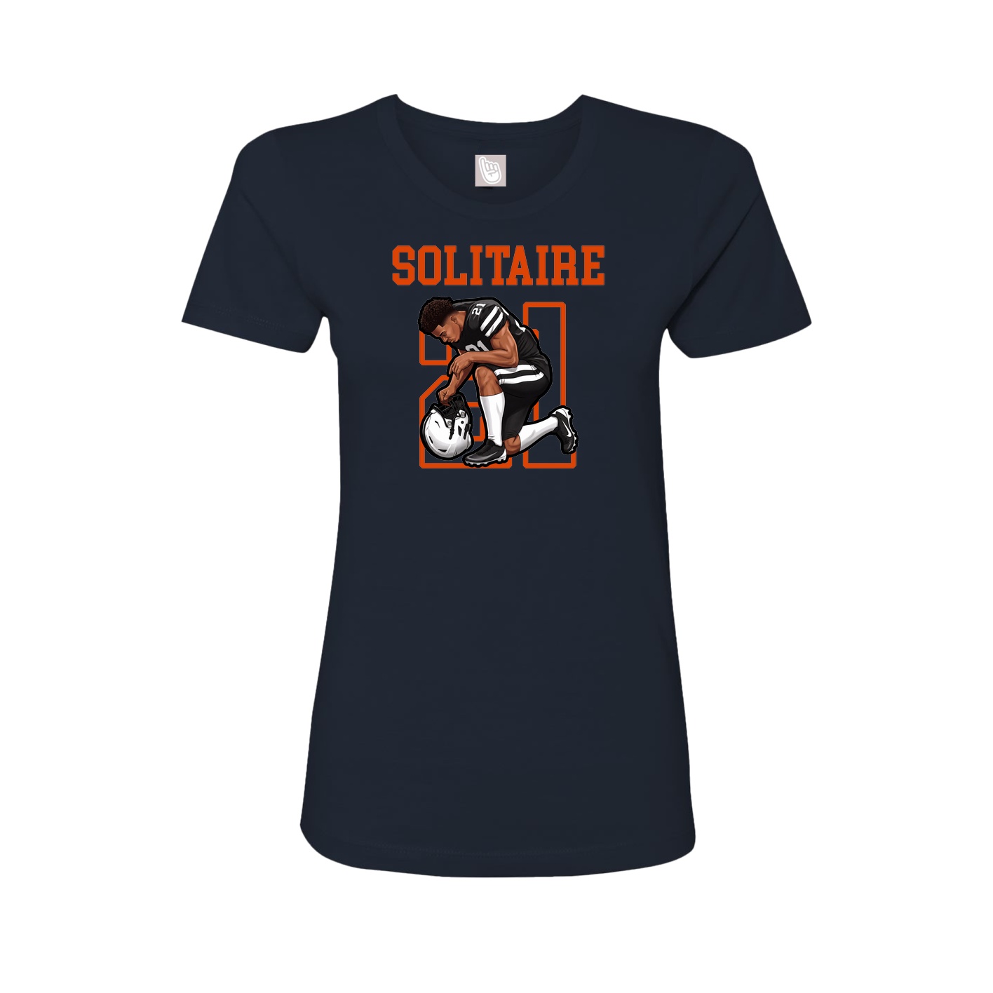 Fitted Women's Tee — Shirsey in Navy