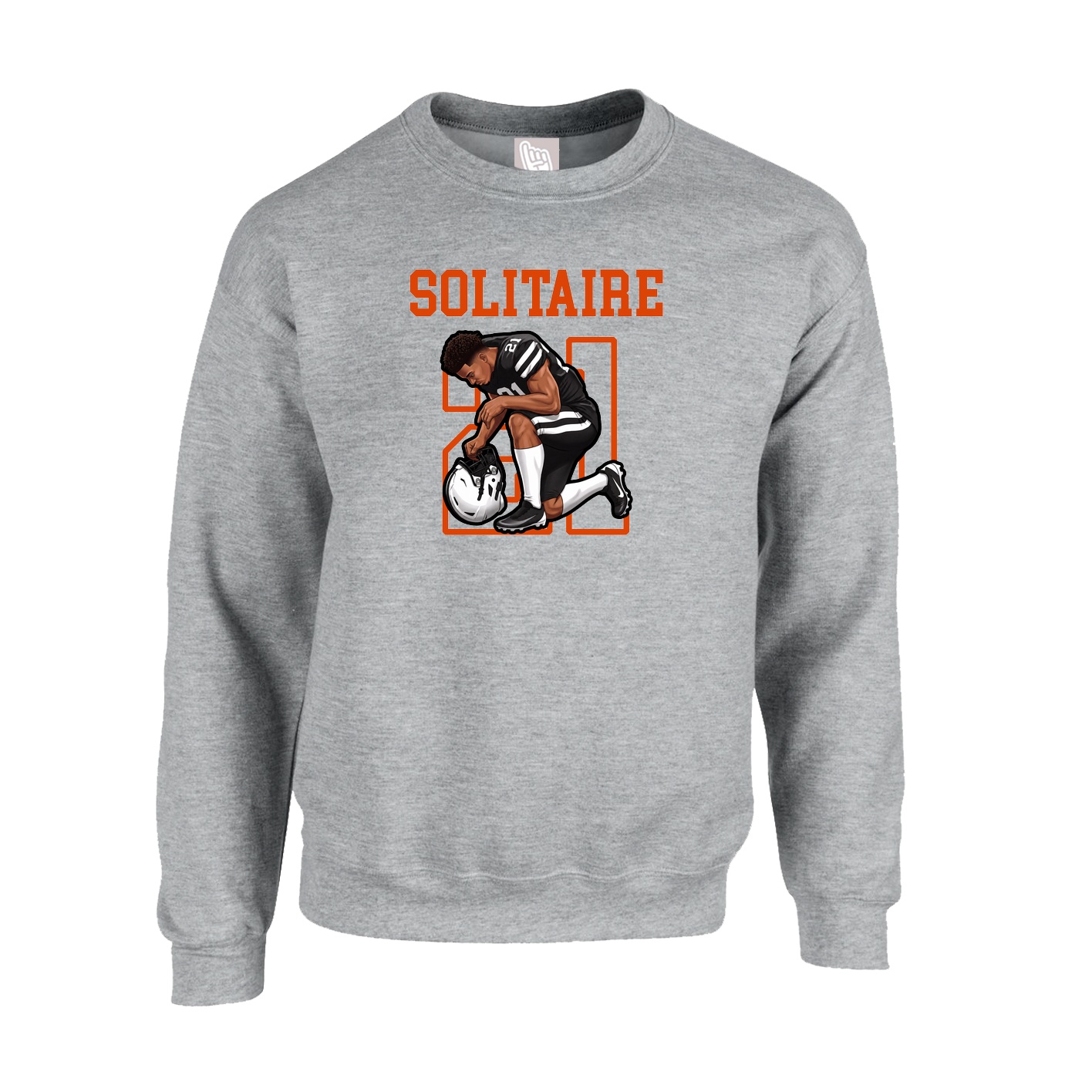 Fleece Crew — Shirsey in Grey