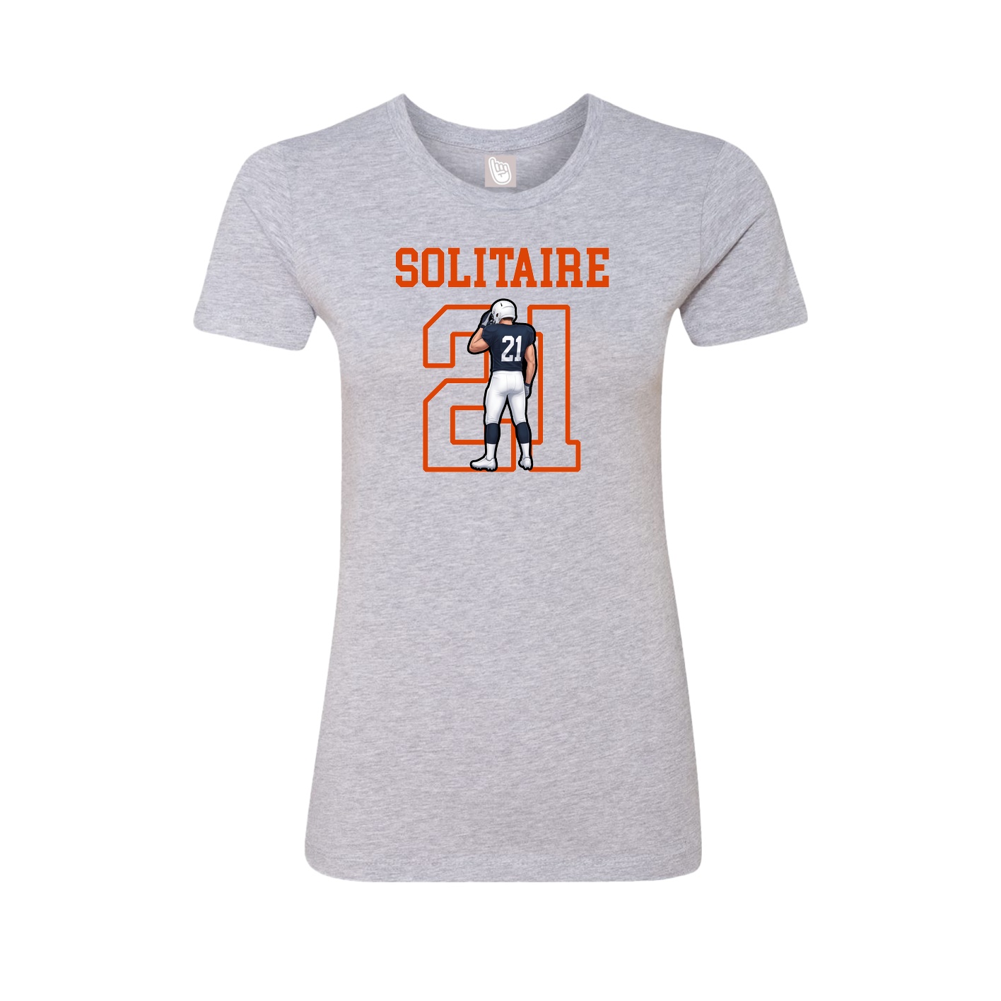 Fitted Women's Tee — Shirsey in Grey