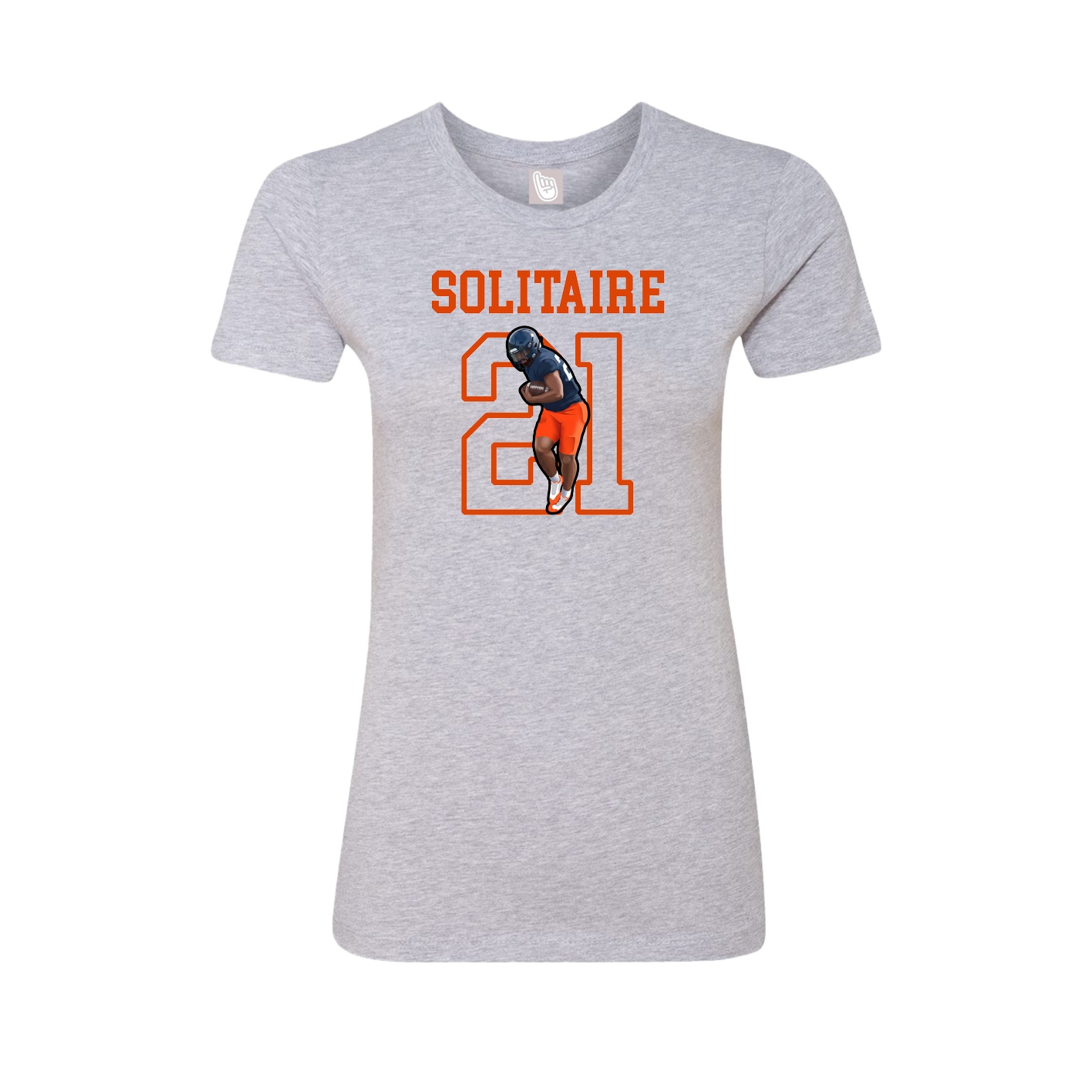 Fitted Women's Tee — Shirsey in Grey