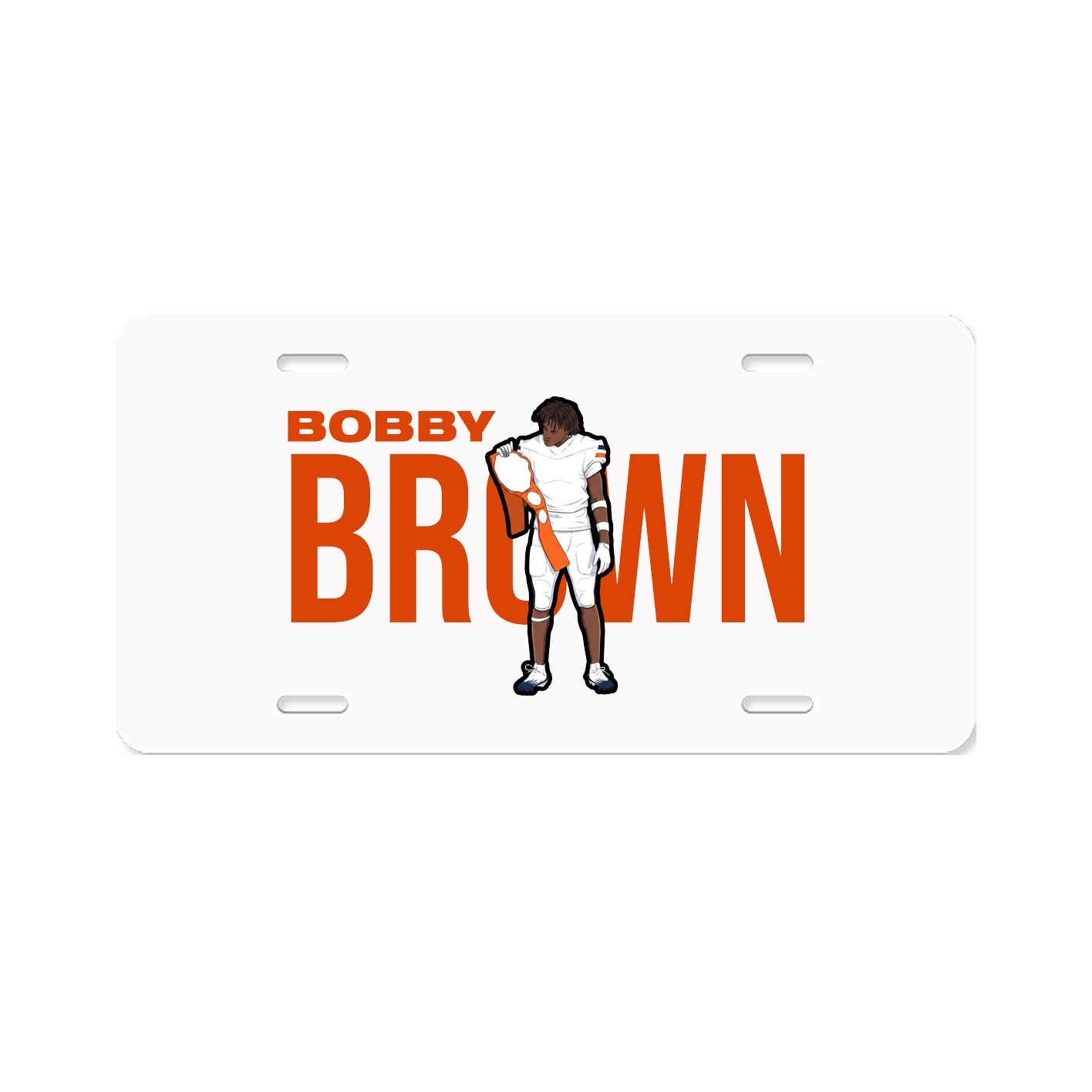 License Plate — Player Name in Classic