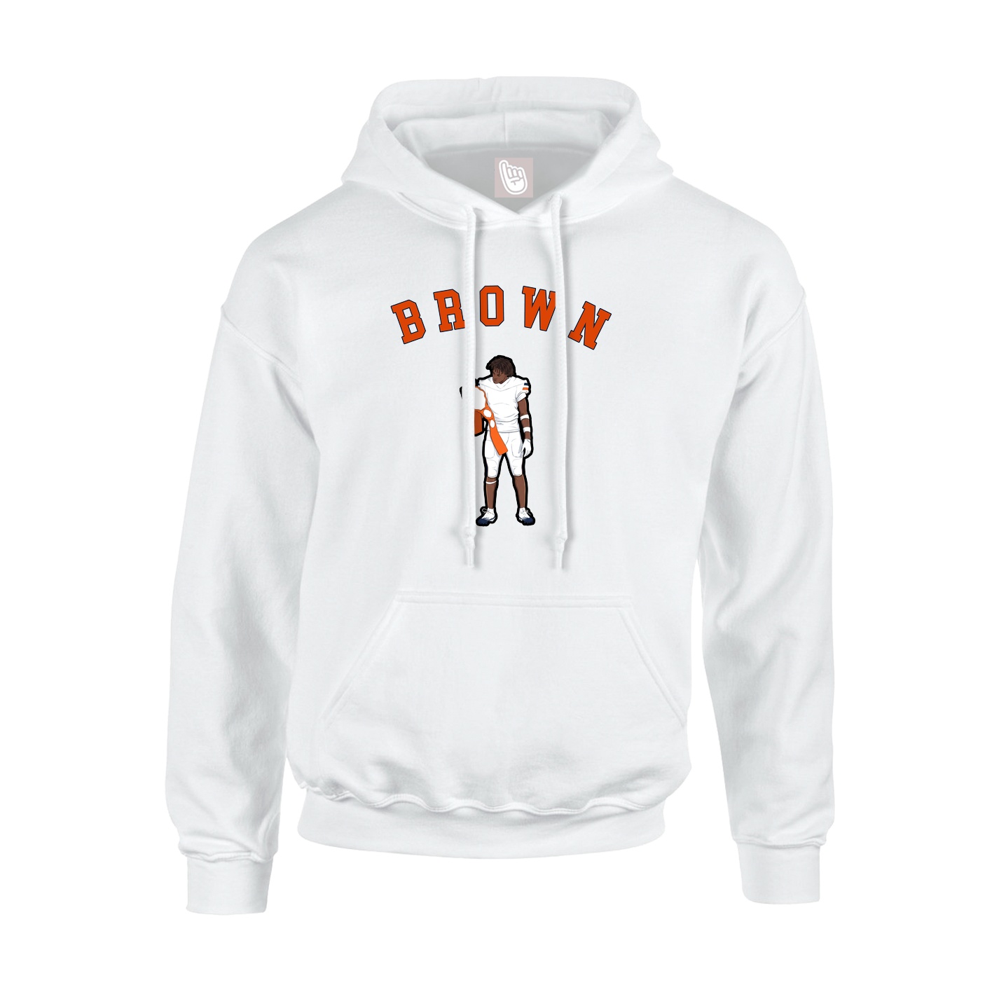 Youth Hoodie — Shirsey Arch in White