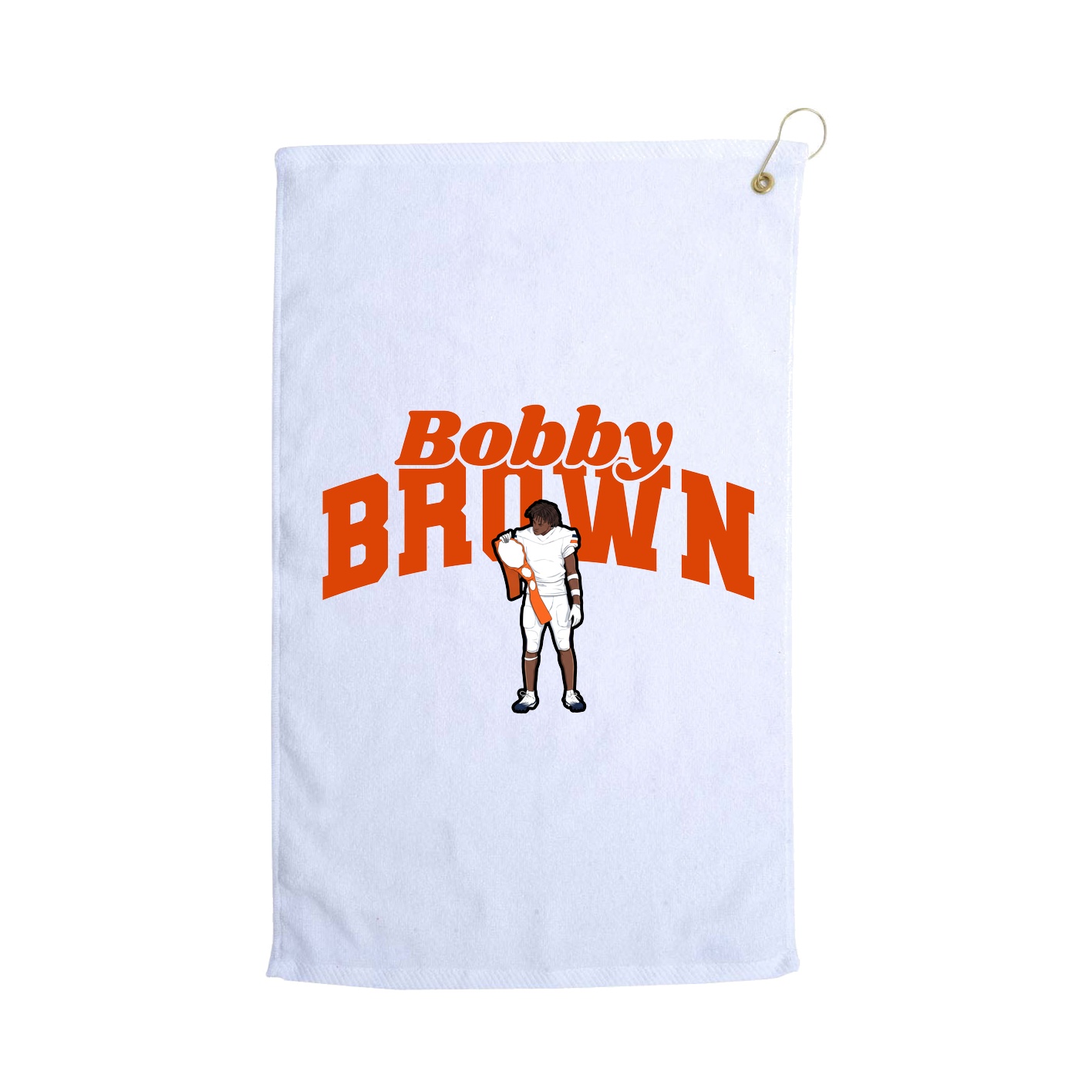 Golf Towel — Signature Arch in White