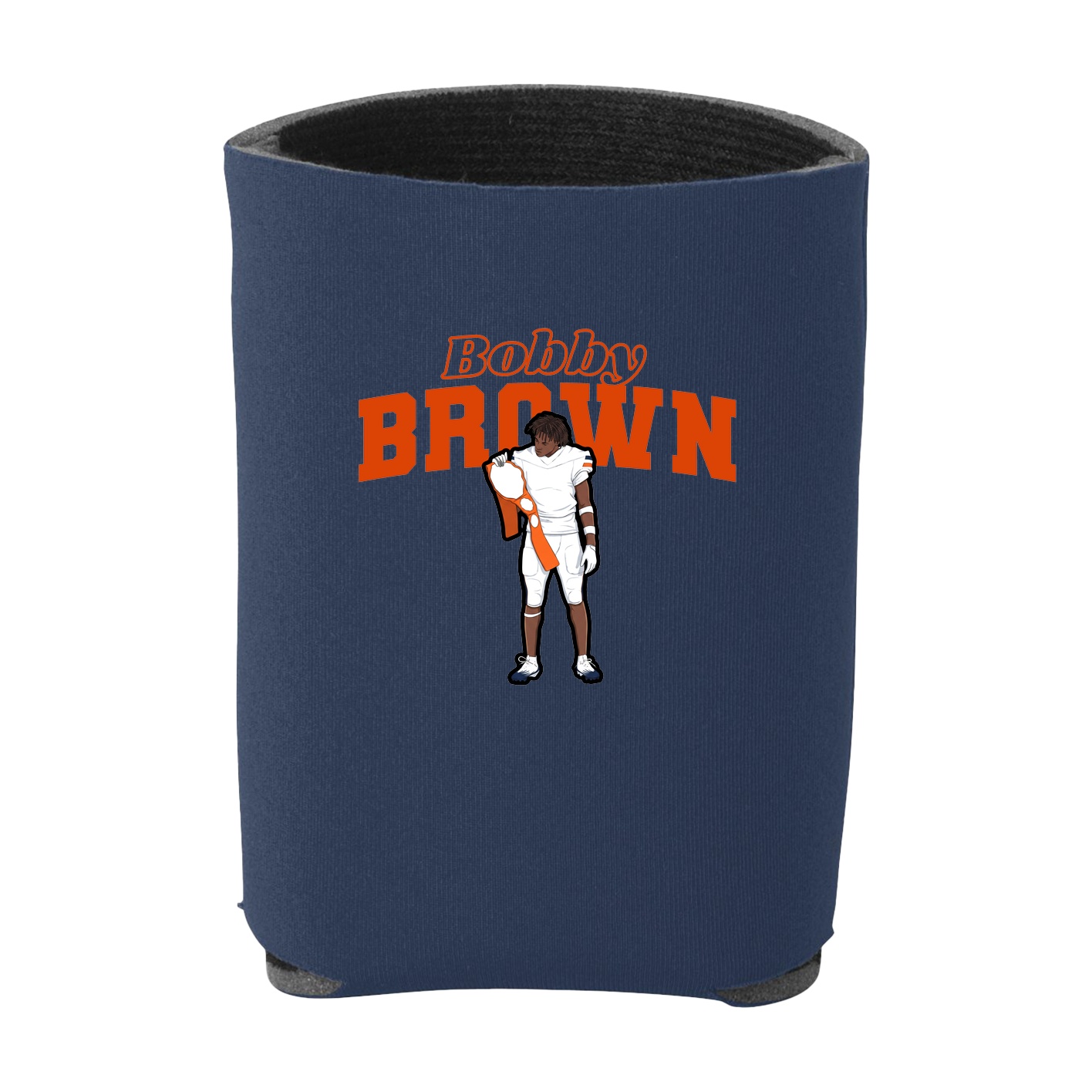 Can Holder — Name Arch in Navy