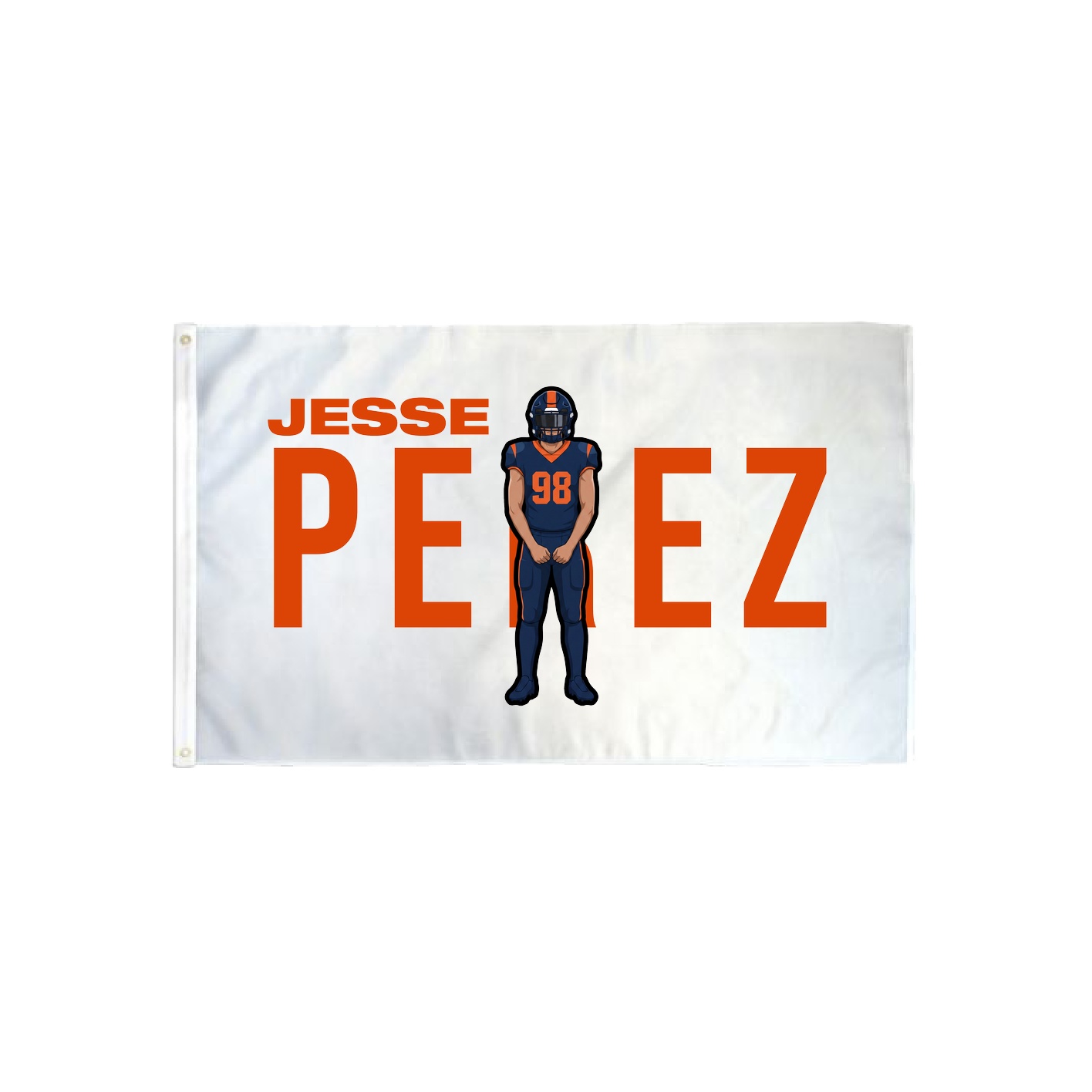 3x5 Flag — Player Name in Classic