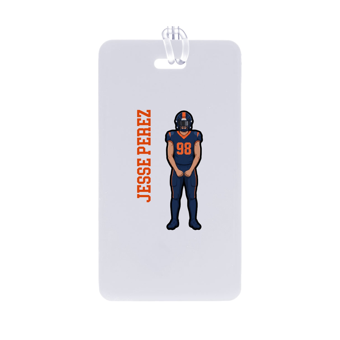 Bag Tag — Name Vertical in Classic