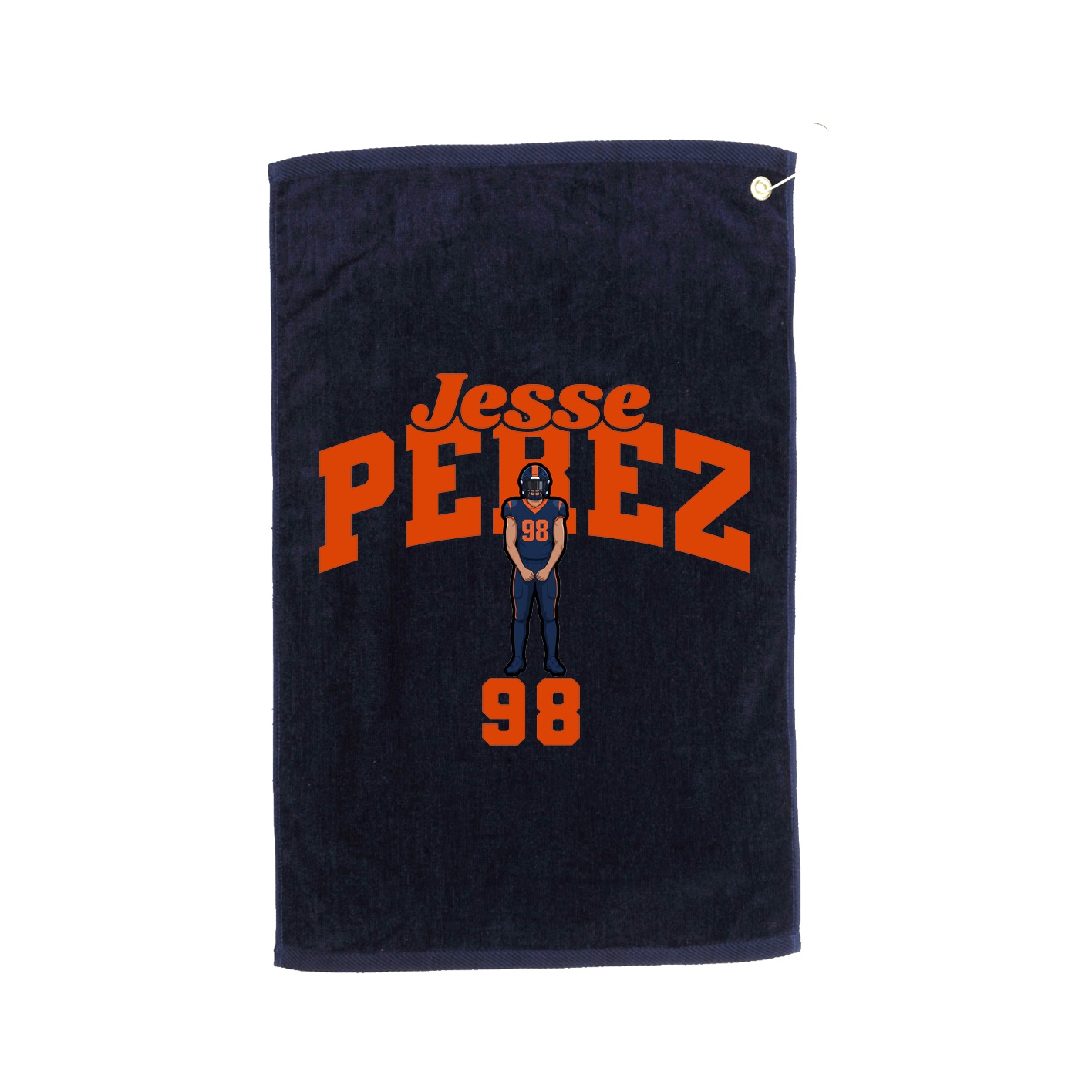 Golf Towel — Signature Arch in Navy
