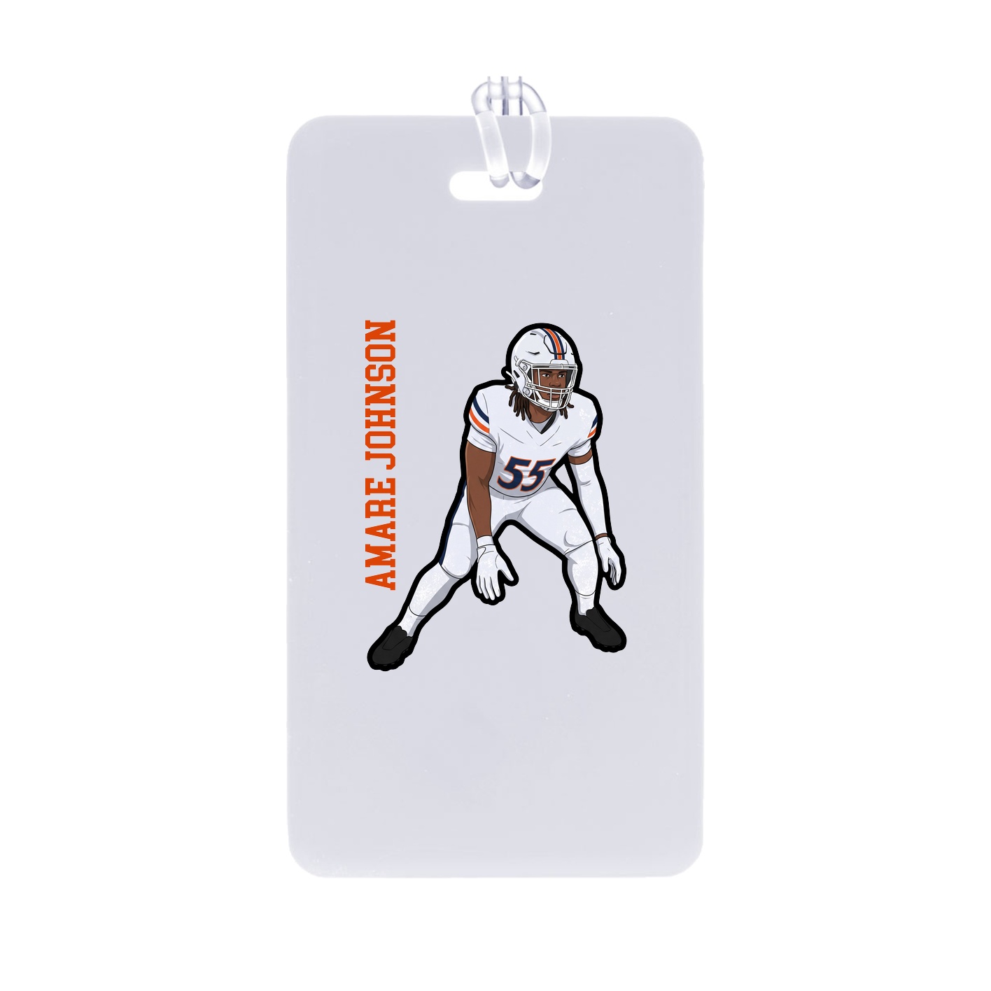 Bag Tag — Name Vertical in Classic