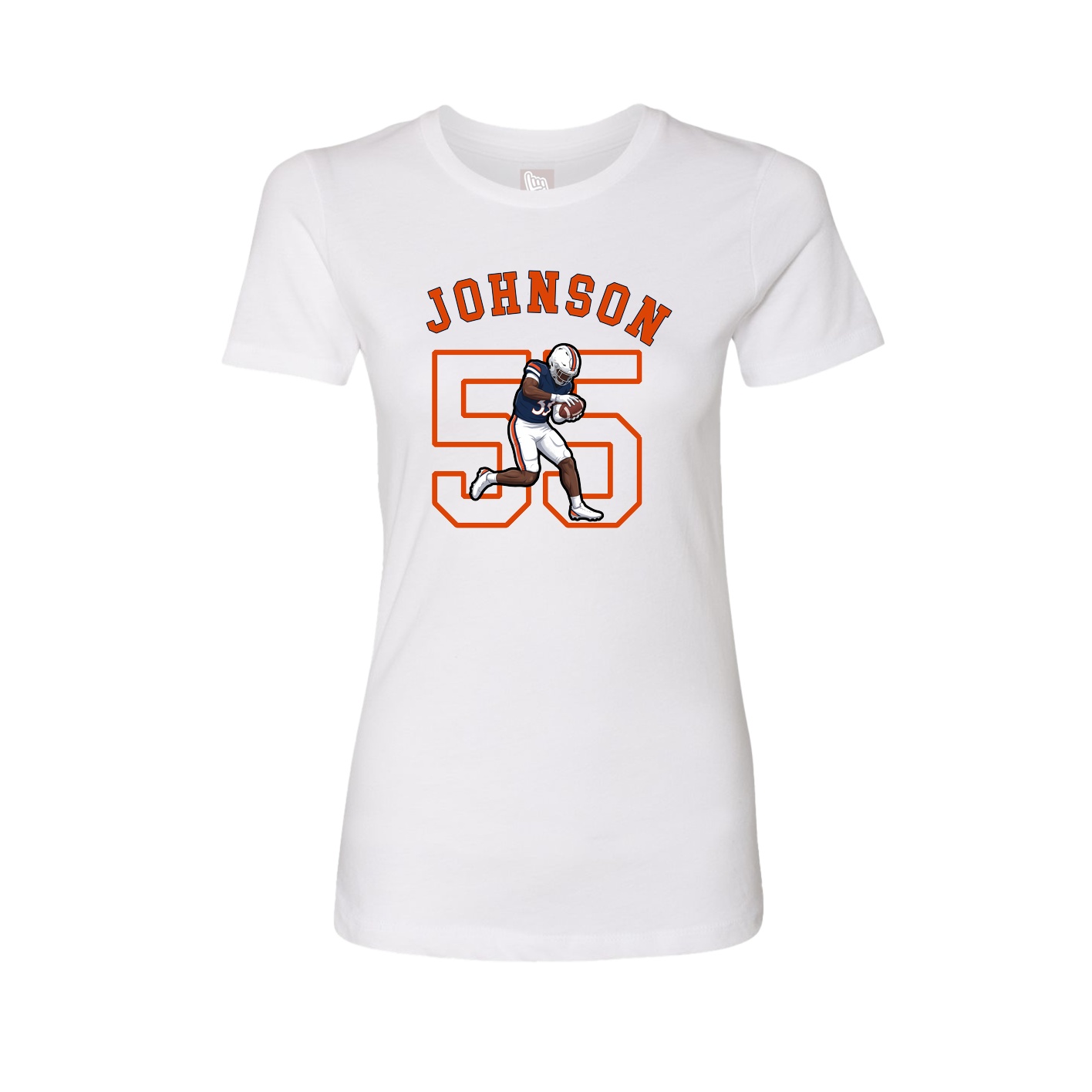 Fitted Women's Tee — Shirsey Arch in White