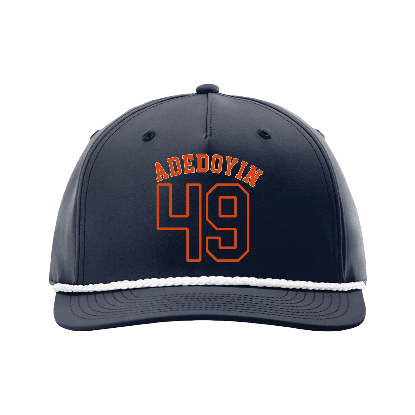 Five-Panel Classic Rope Cap — Shirsey Arch in Navy