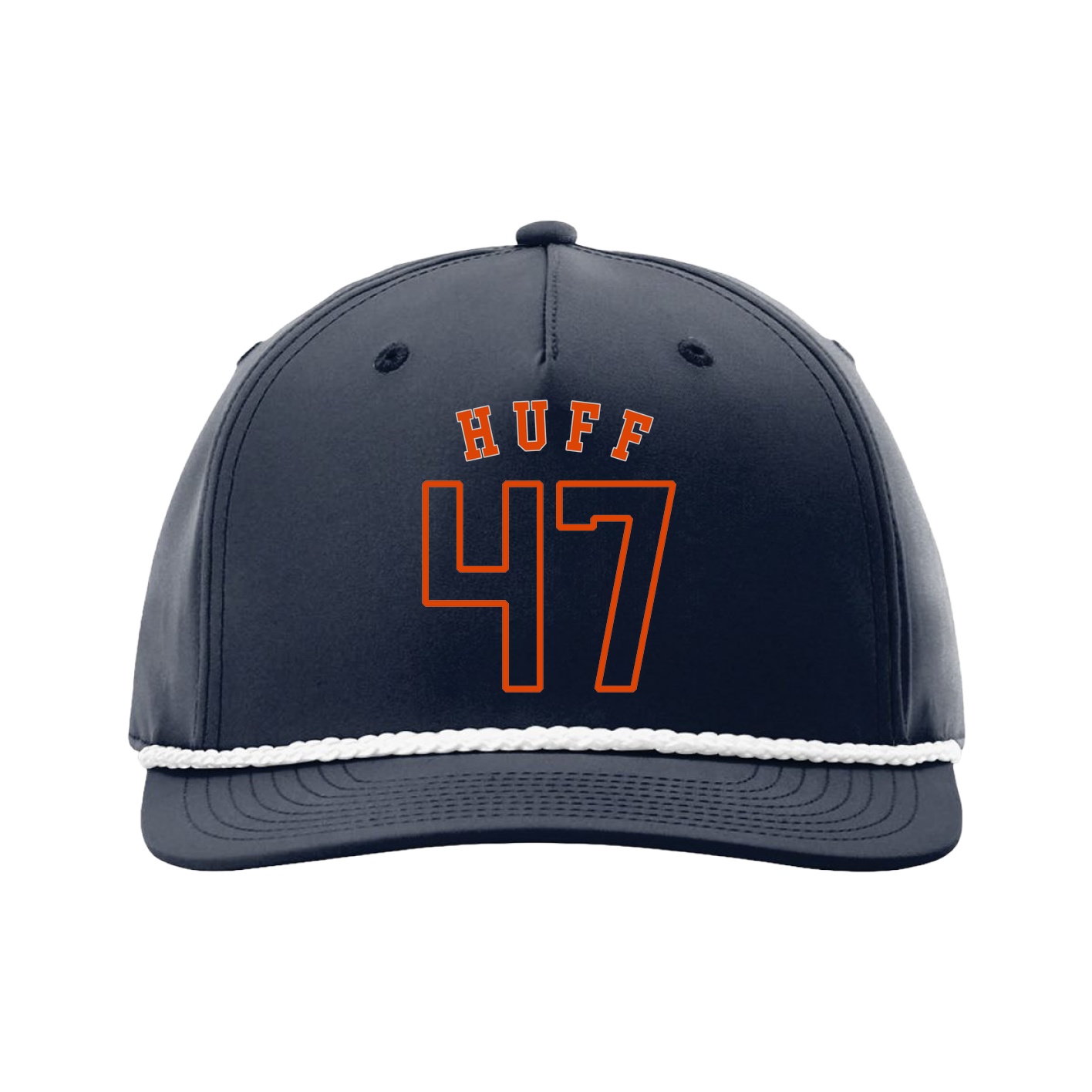 Five-Panel Classic Rope Cap — Shirsey Arch in Navy