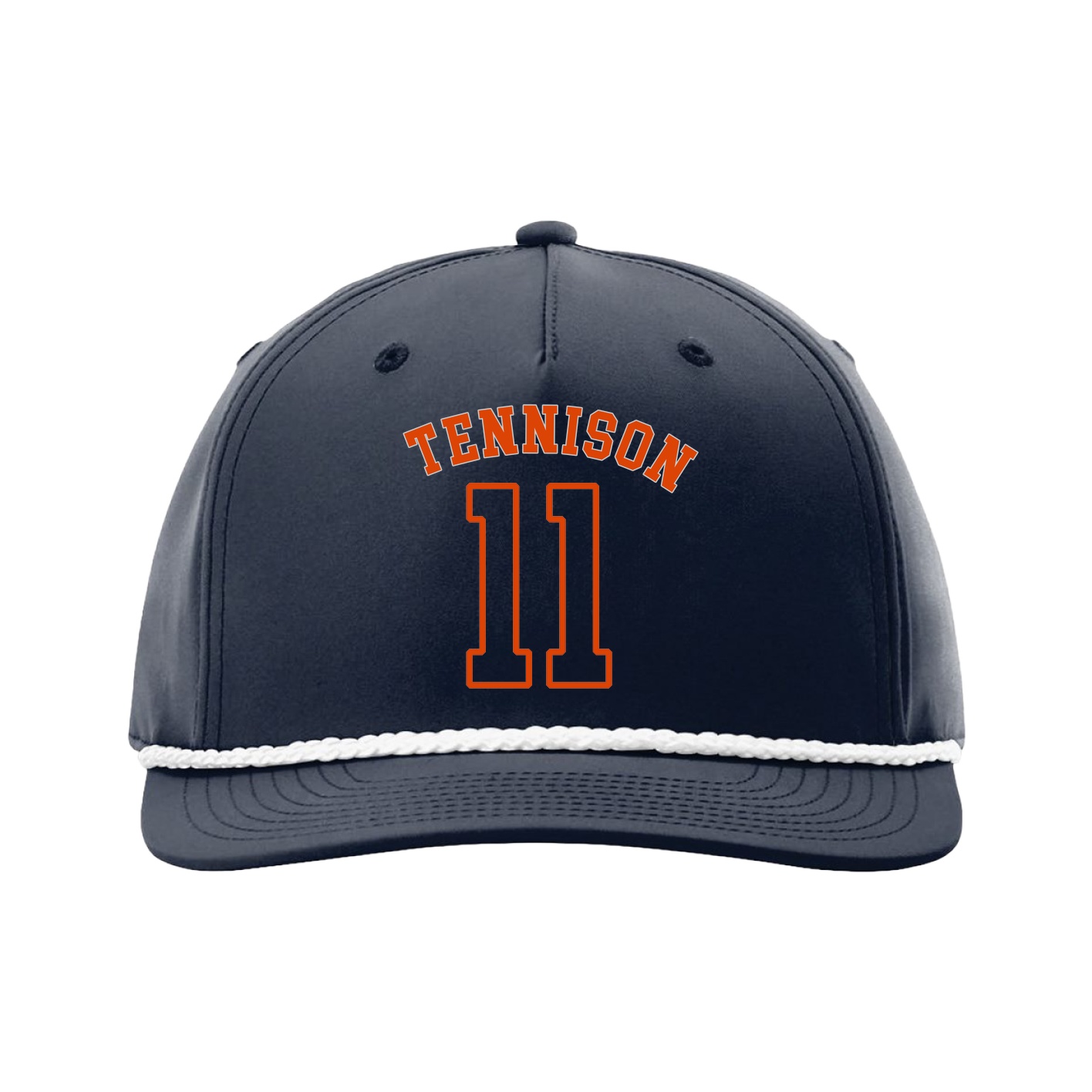 Five-Panel Classic Rope Cap — Shirsey Arch in Navy