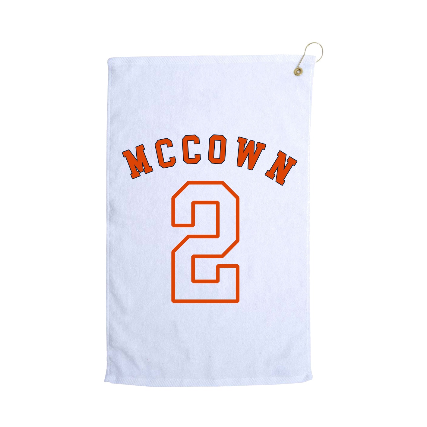Golf Towel — Shirsey Arch in White