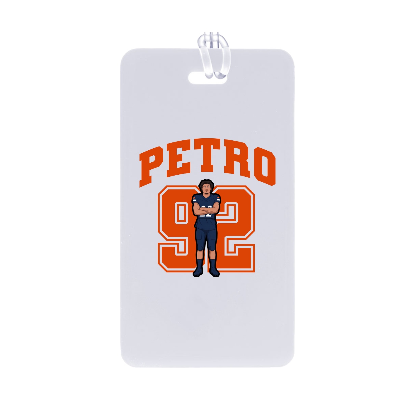 Bag Tag — Number in Classic