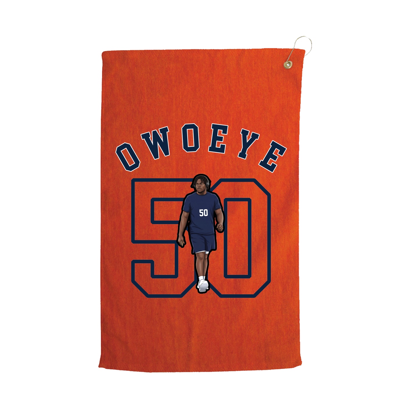 Golf Towel — Shirsey Arch in Orange