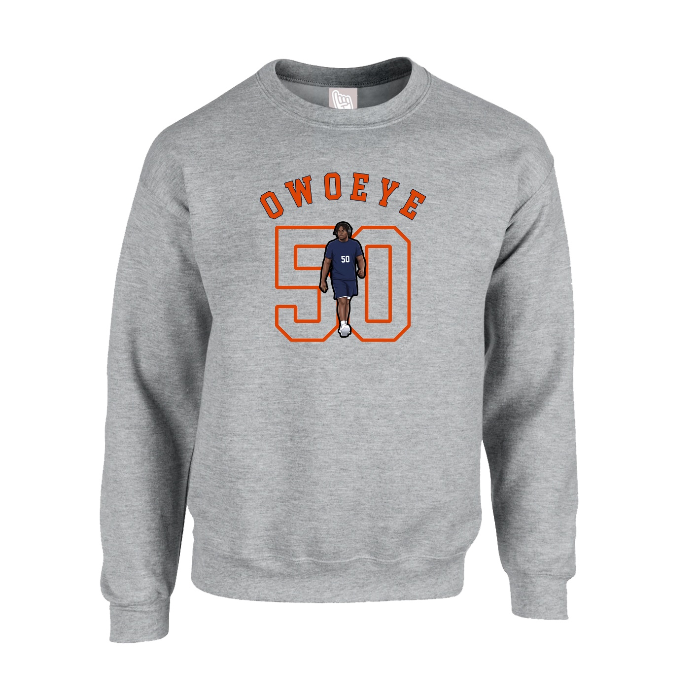 Fleece Crew — Shirsey Arch in Grey