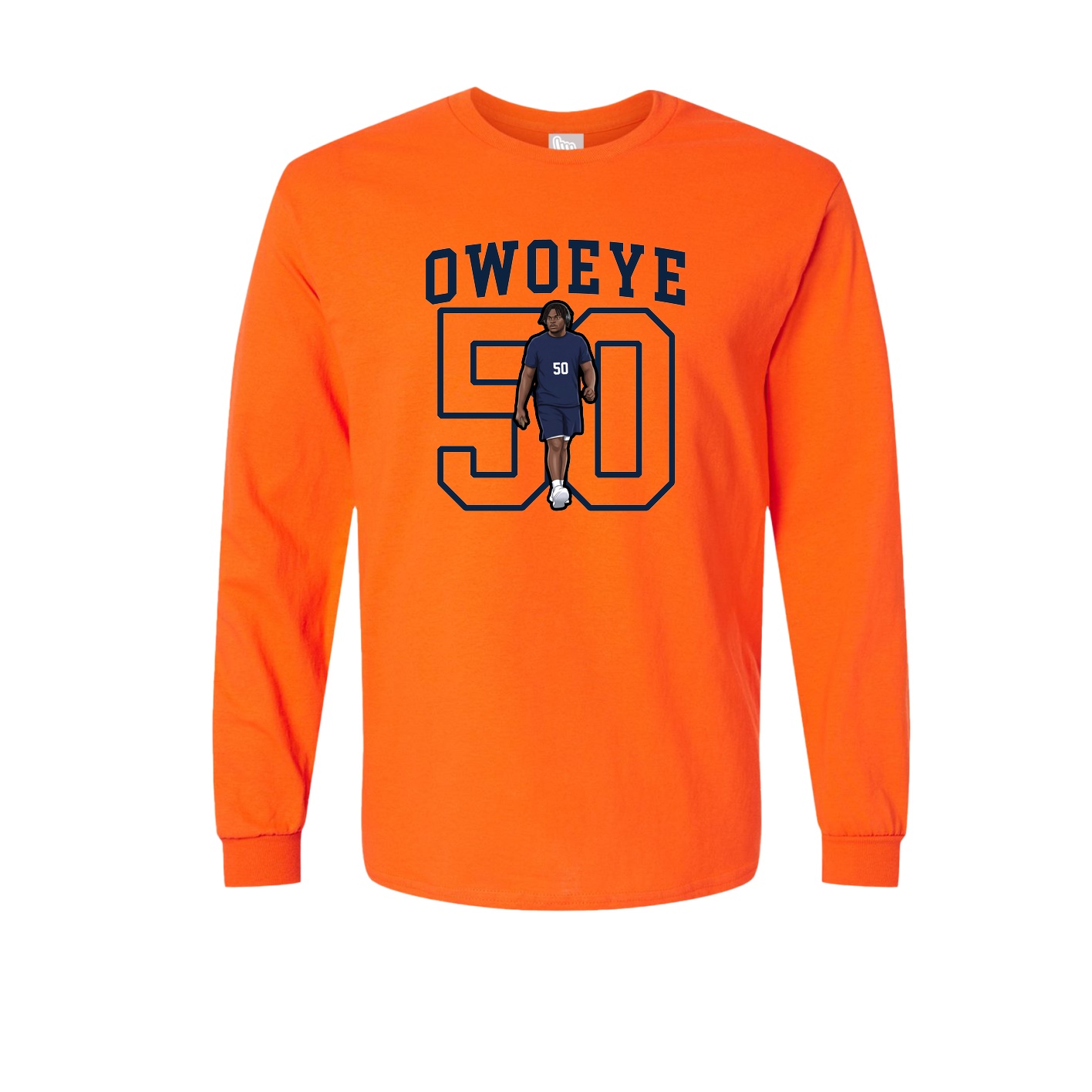 Long Sleeve Tee — Shirsey in Orange
