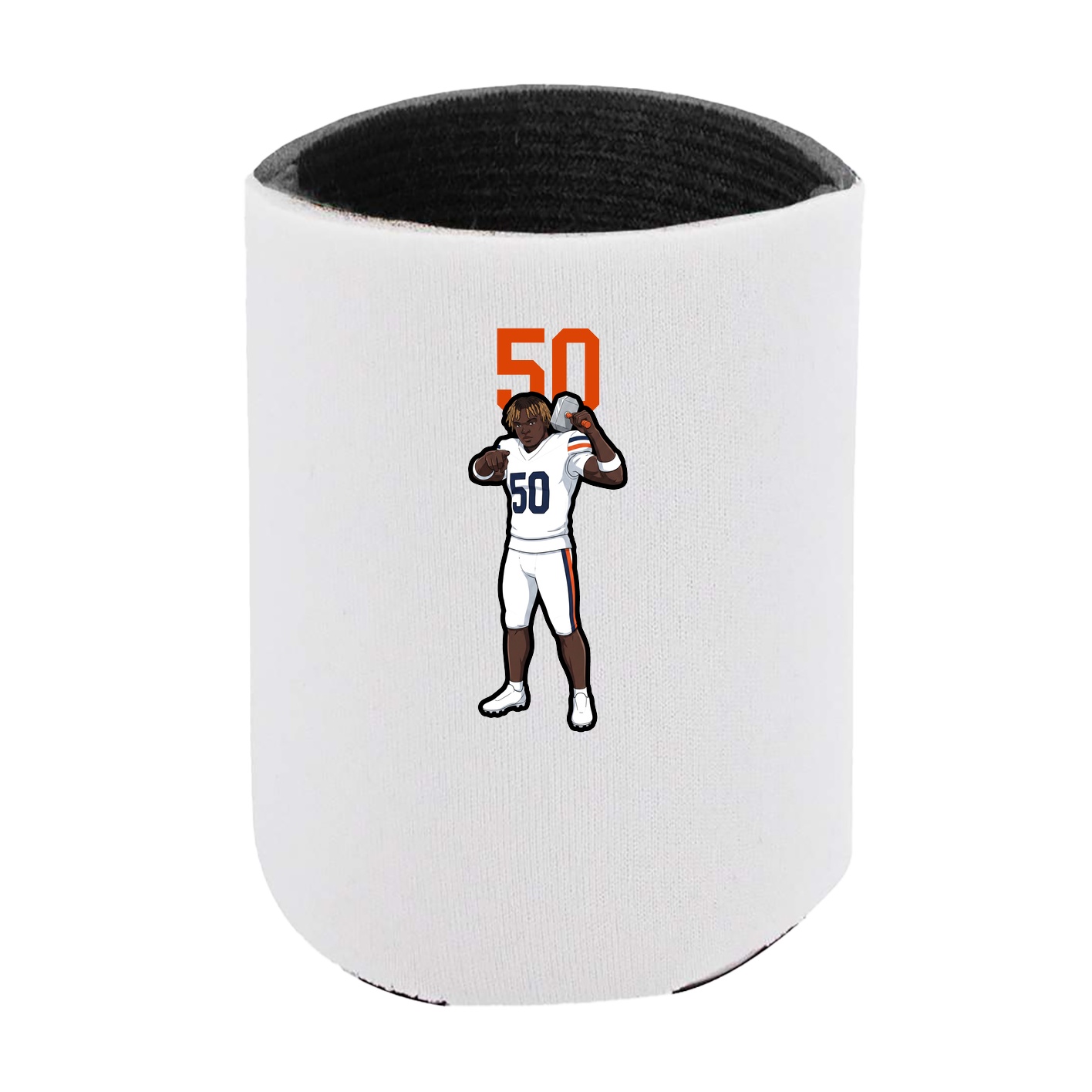 Can Holder — Number Top in White