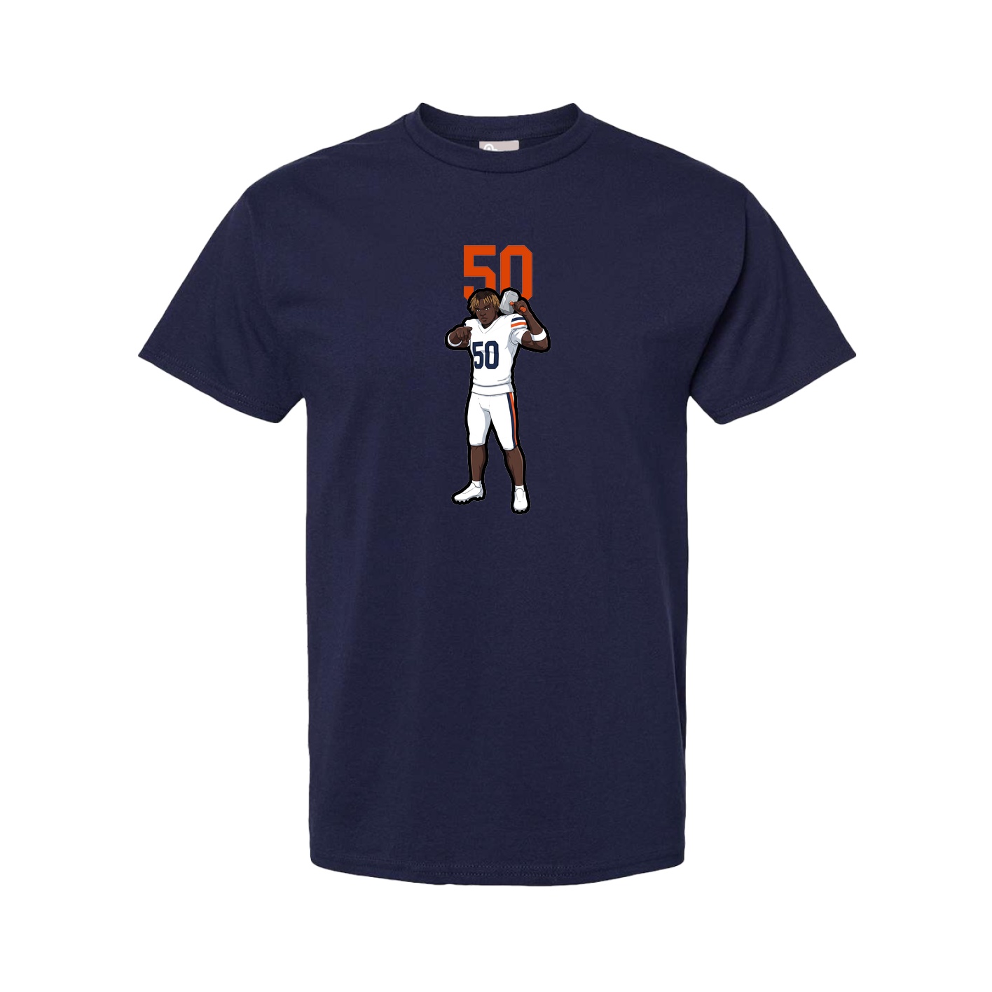 Youth Tee — Number Top in Navy