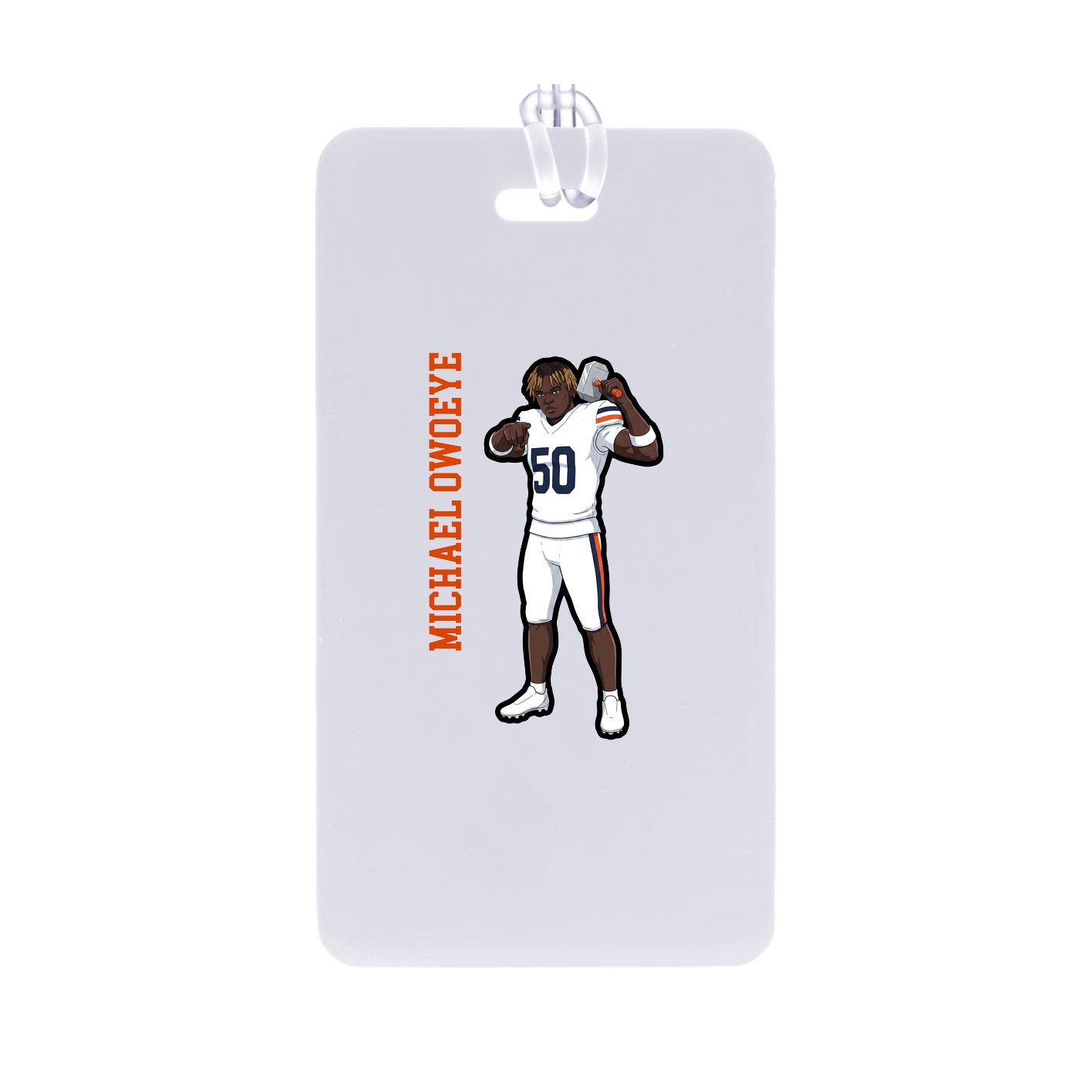 Bag Tag — Name Vertical in Classic