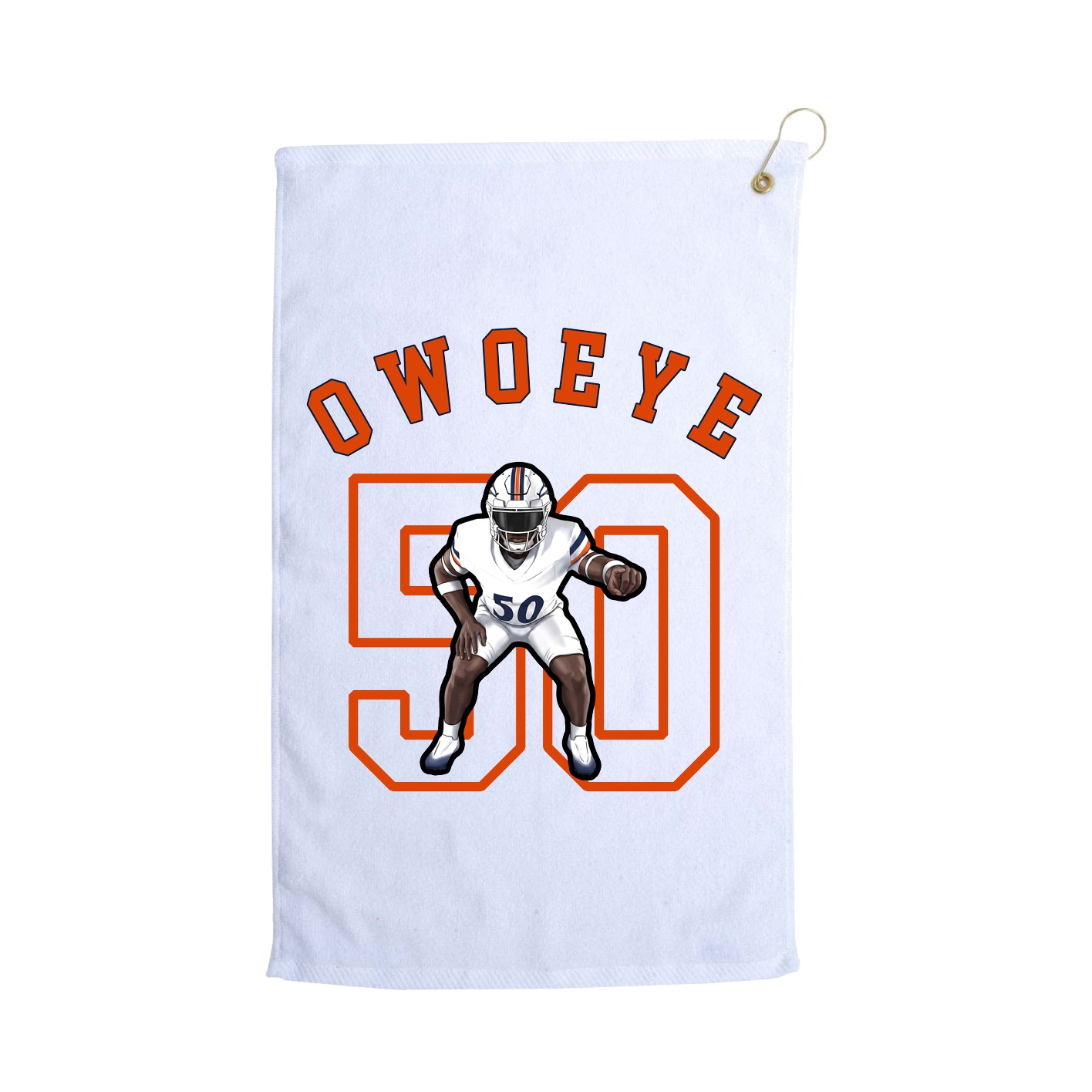Golf Towel — Shirsey Arch in White