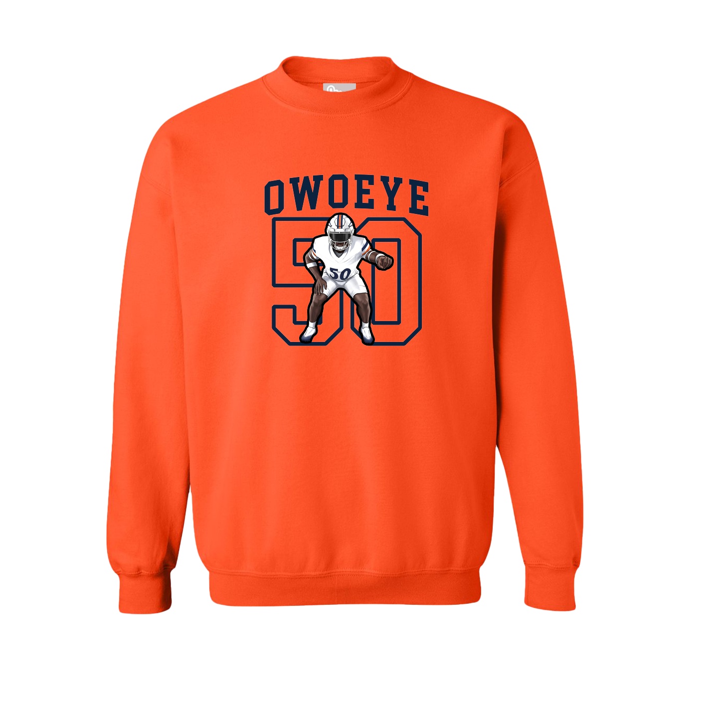 Fleece Crew — Shirsey in Orange
