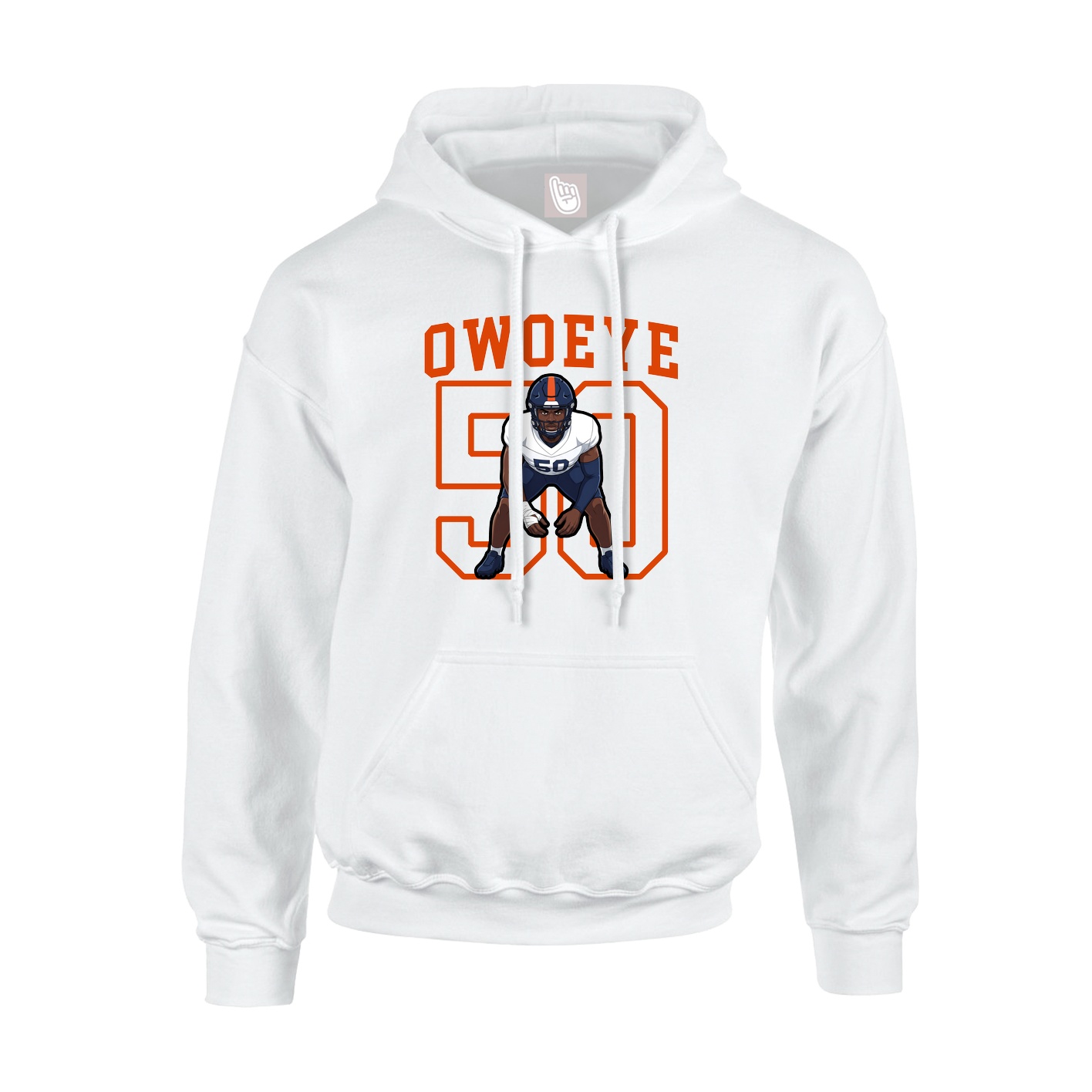 Hoodie — Shirsey in White