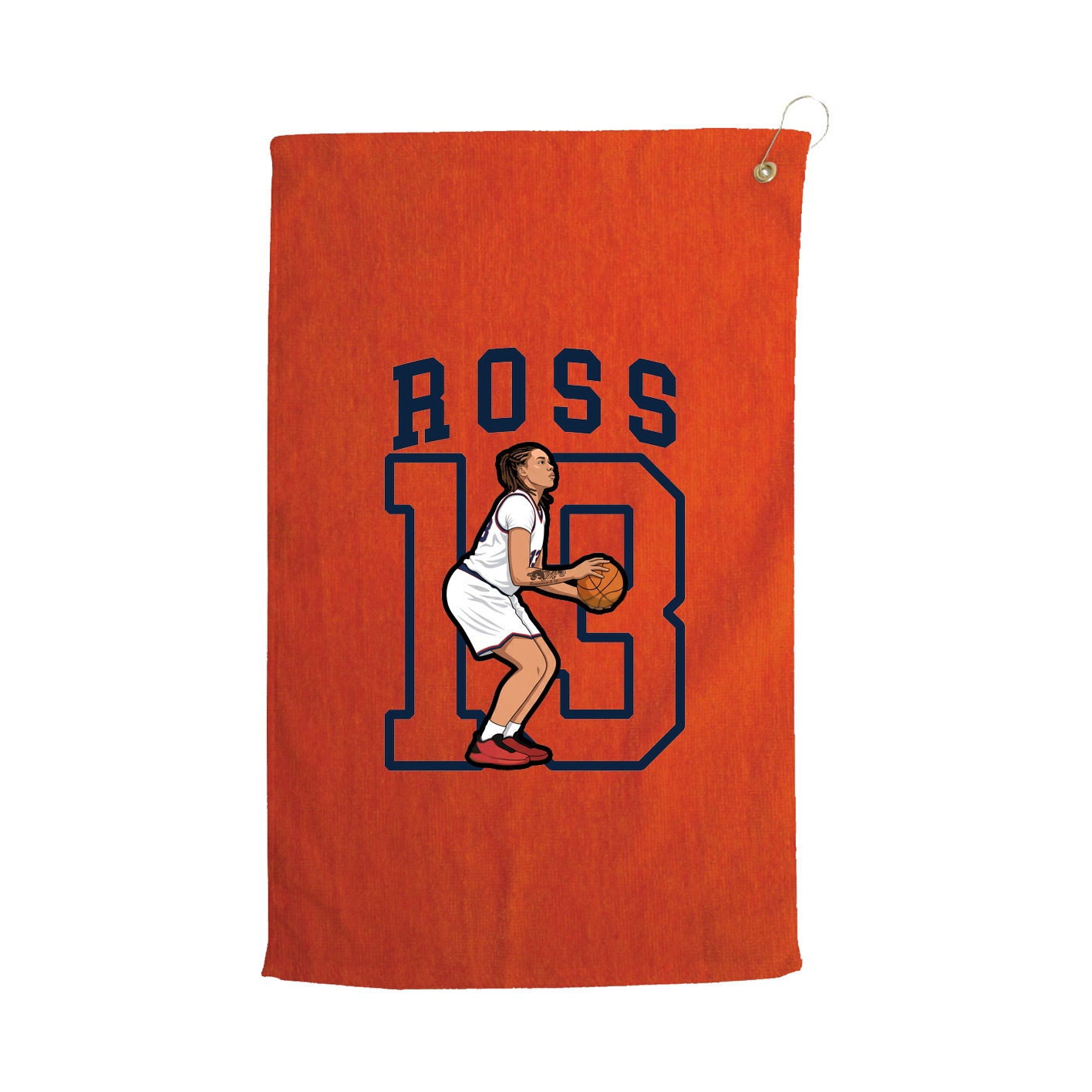 Golf Towel — Shirsey in Orange