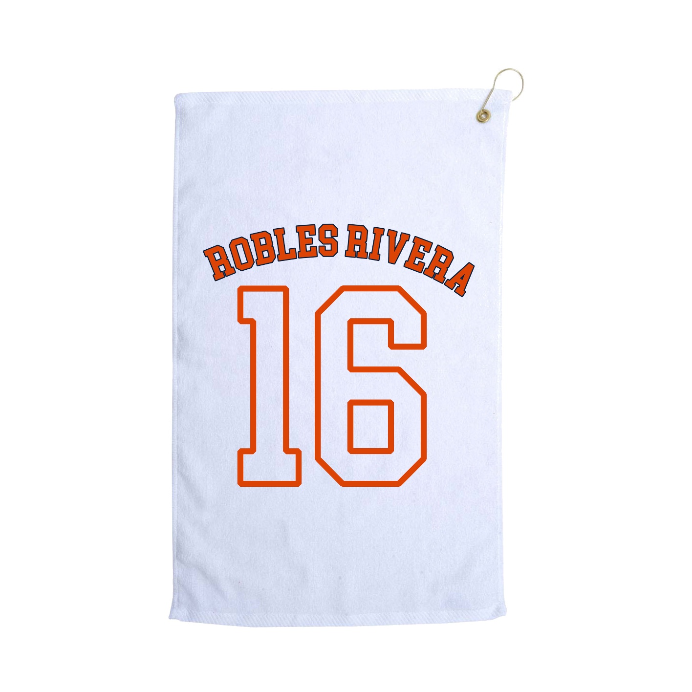 Golf Towel — Shirsey Arch in White