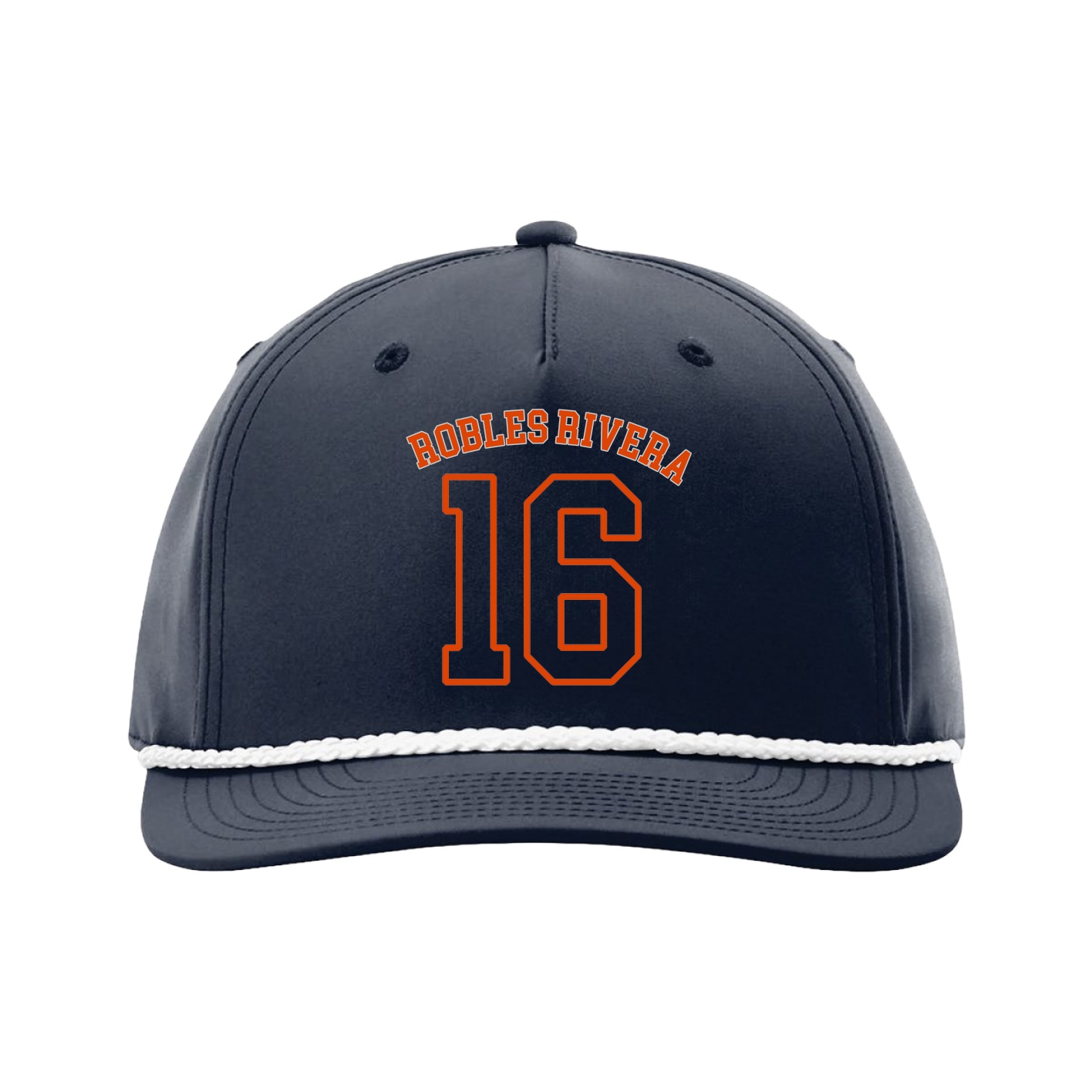 Five-Panel Classic Rope Cap — Shirsey Arch in Navy