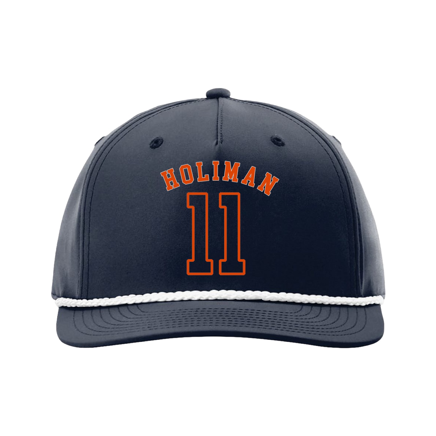 Five-Panel Classic Rope Cap — Shirsey Arch in Navy