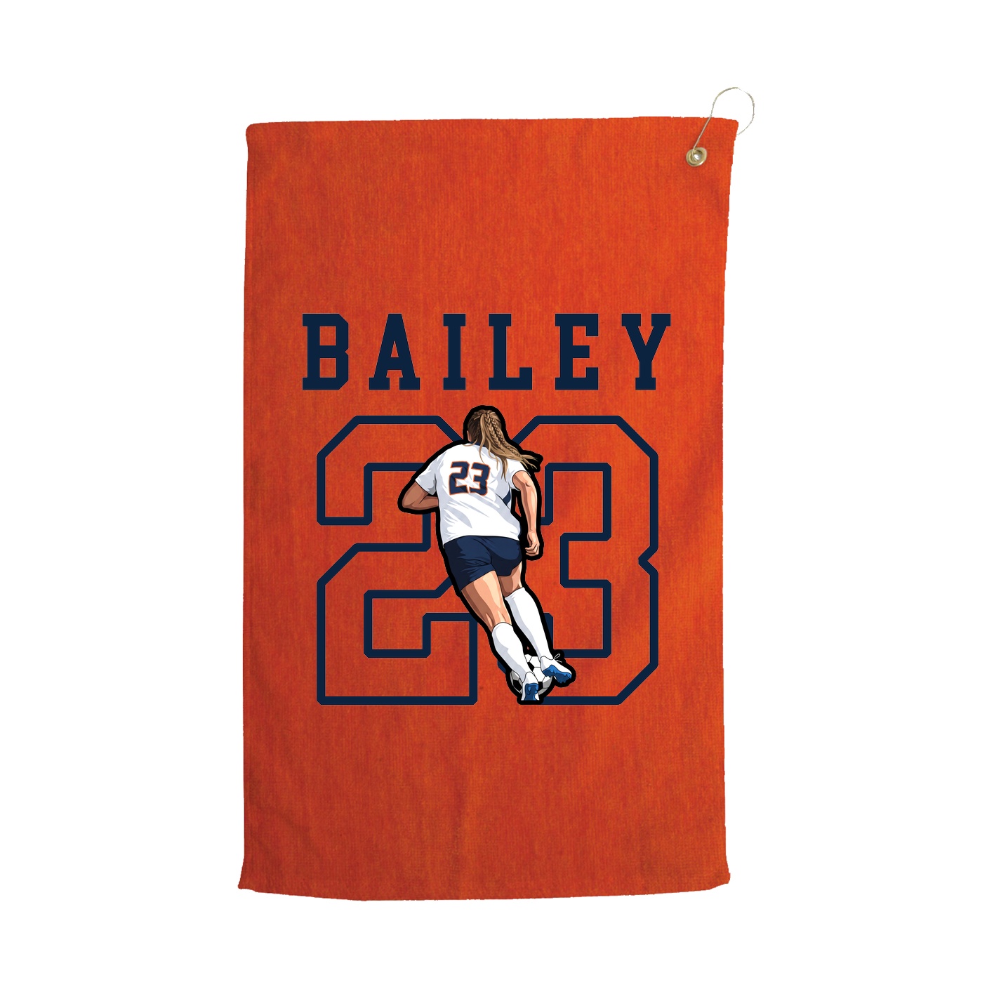 Golf Towel — Shirsey in Orange