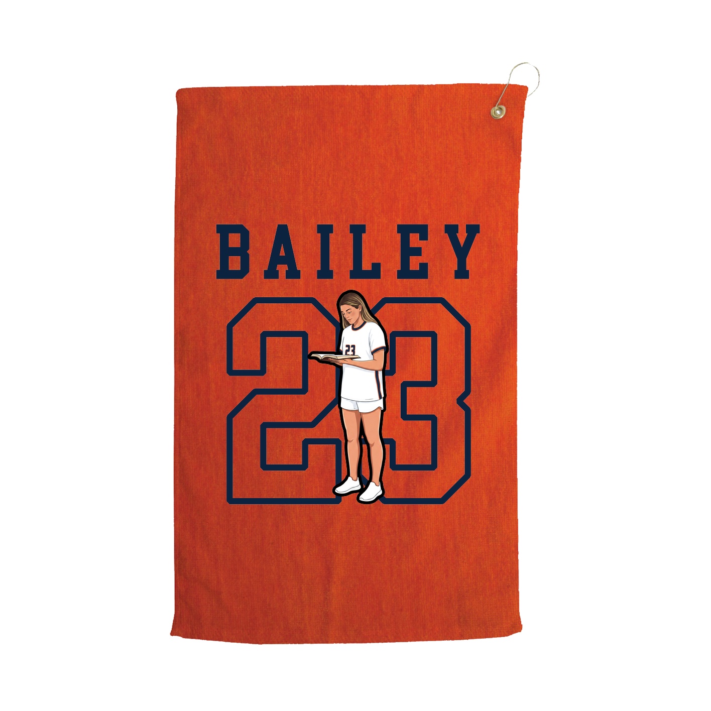 Golf Towel — Shirsey in Orange