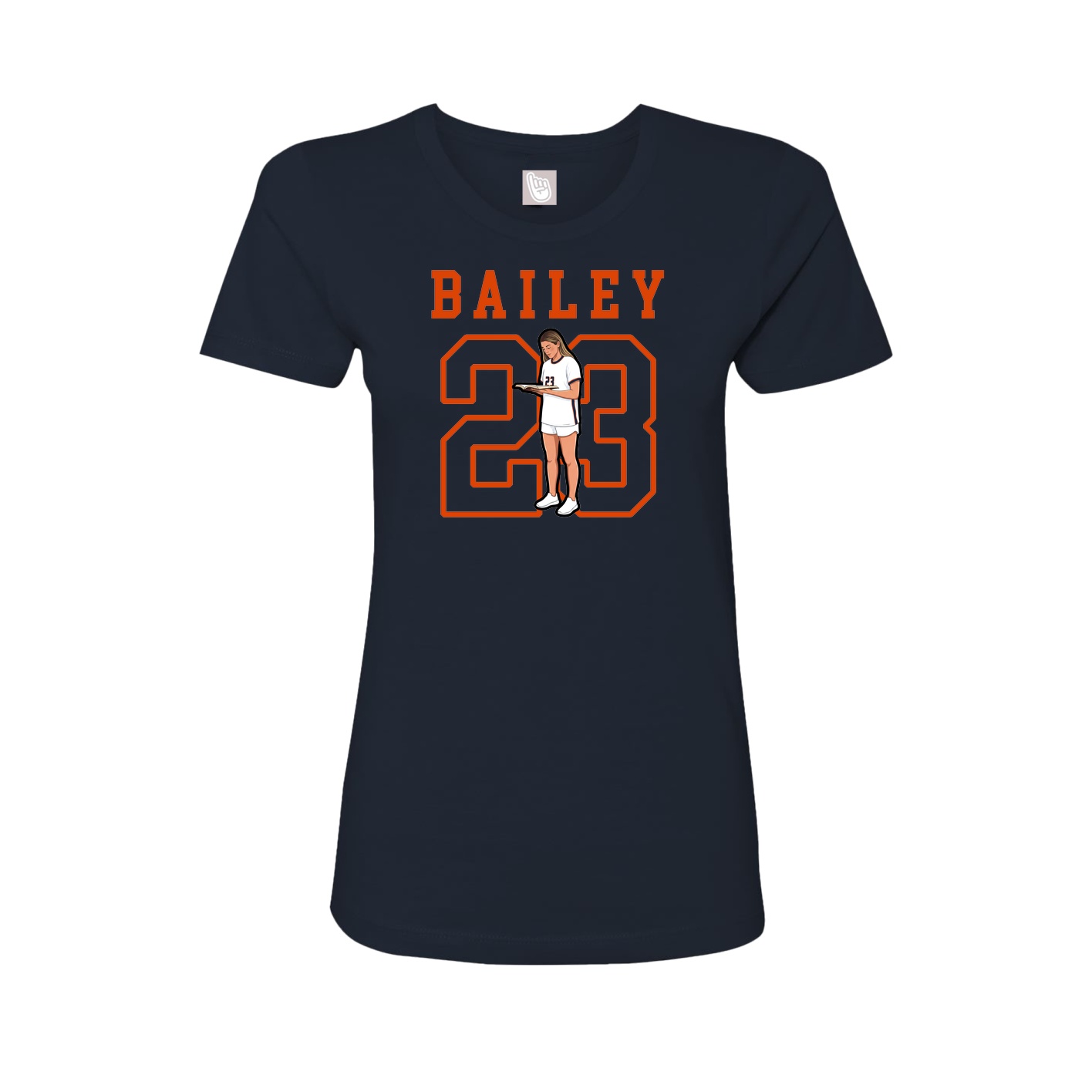 Fitted Women's Tee — Shirsey in Navy