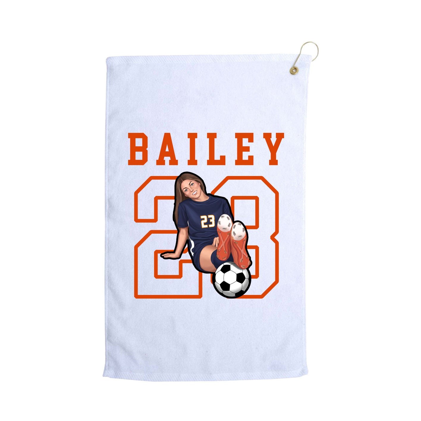 Golf Towel — Shirsey in White