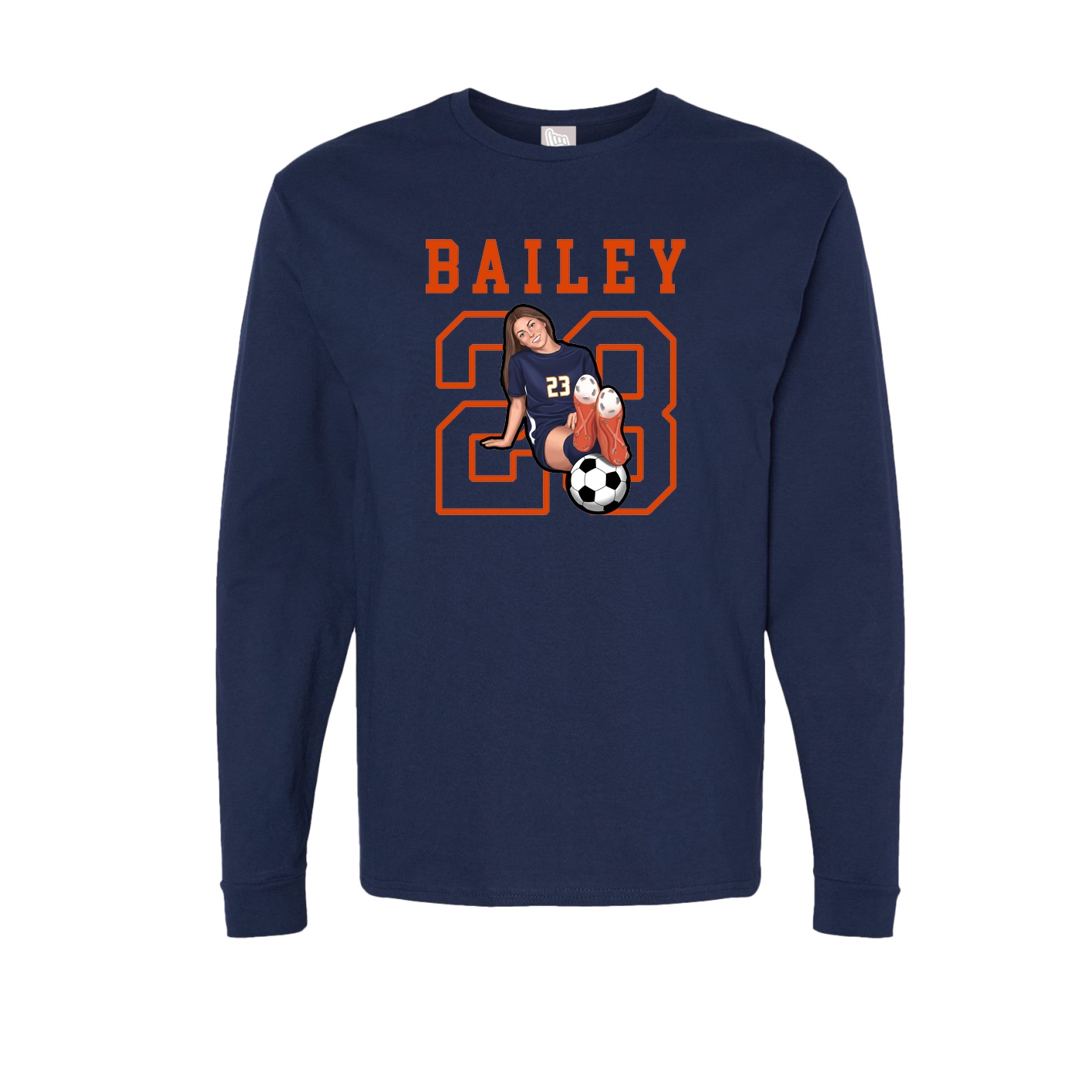 Long Sleeve Tee — Shirsey in Navy