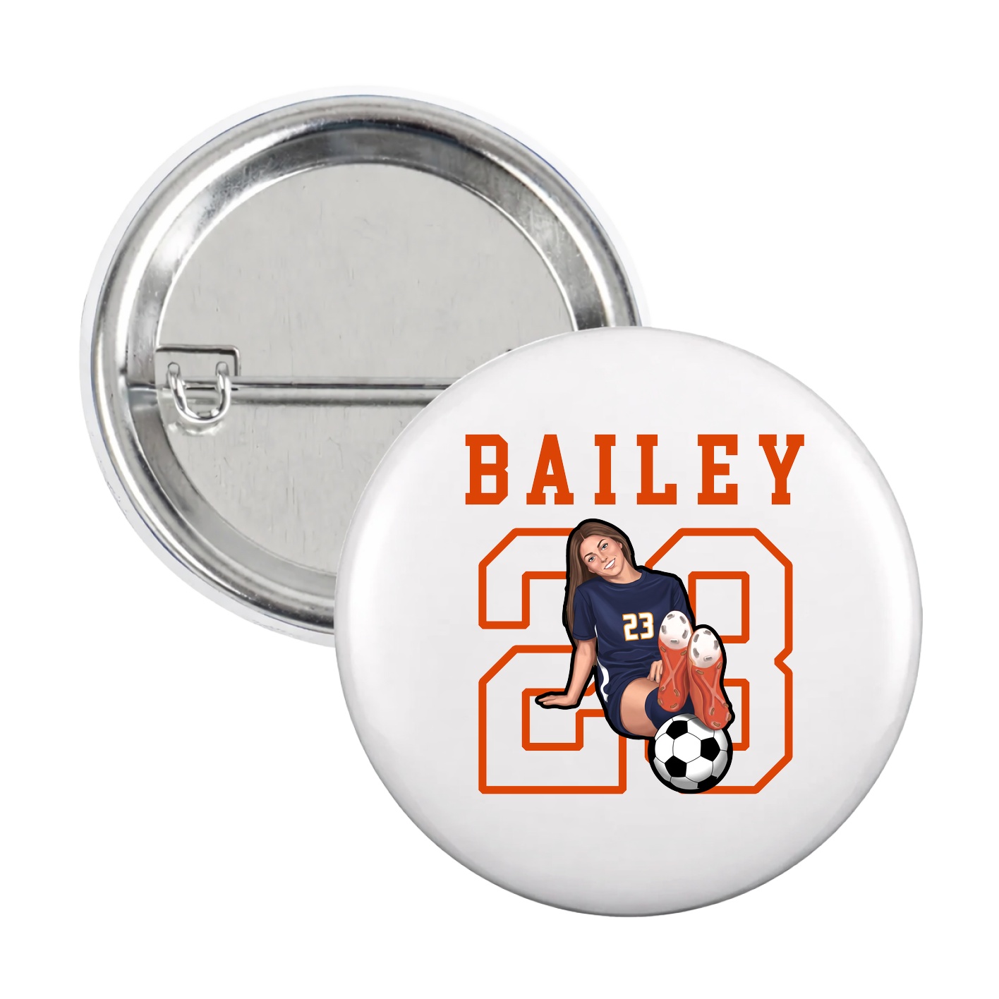 Game Day Button — Shirsey in White